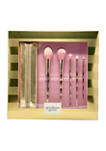 5-Piece Brush Set with Cosmetic Bag