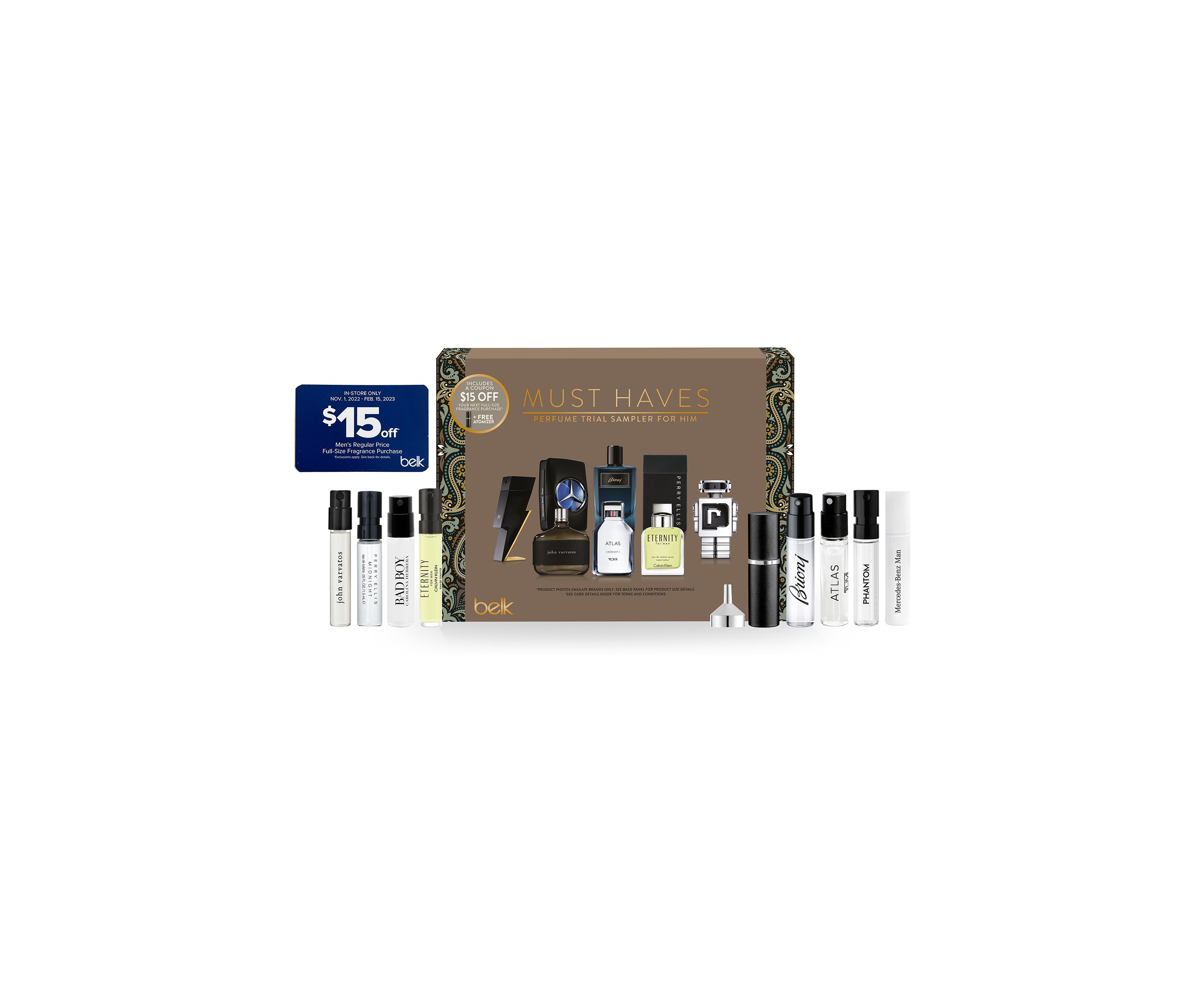 Mens Fragrance Sampler Kit