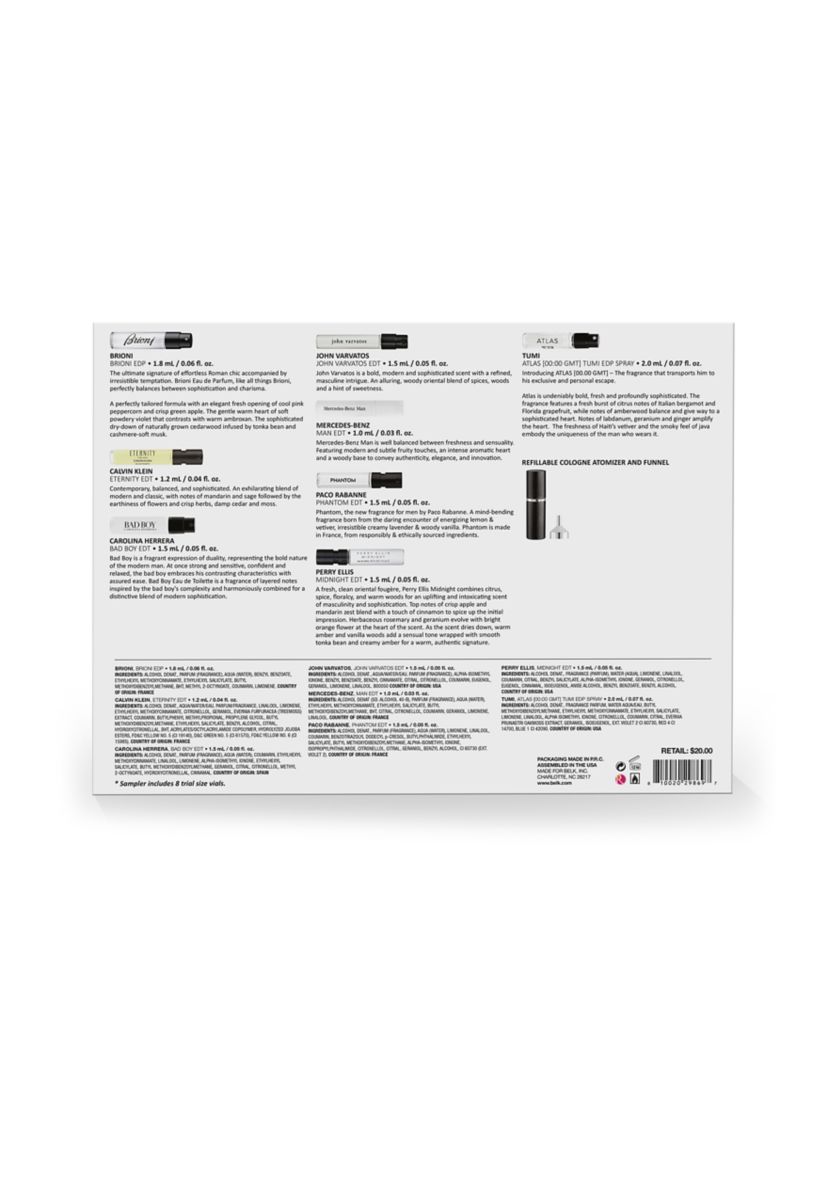 Mens Fragrance Sampler Kit