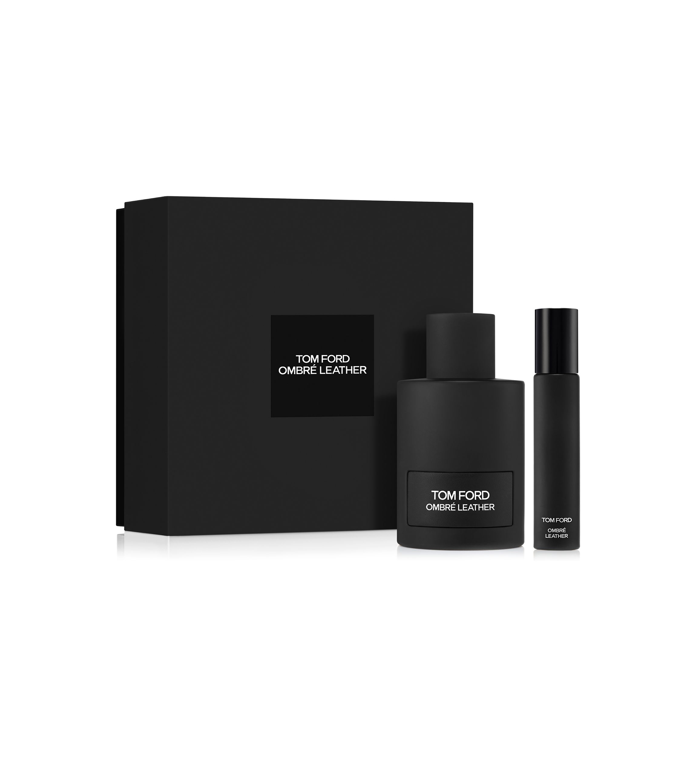 Ombré Leather Eau De Parfum Set With Travel Spray