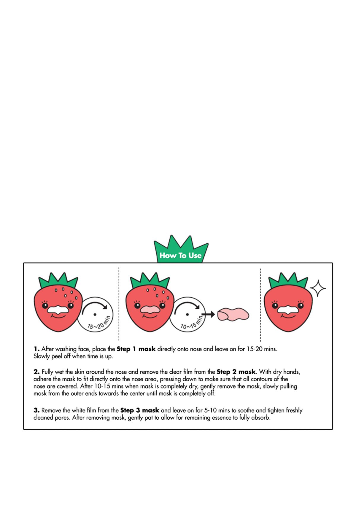 Strawberry Seed Nose Pack