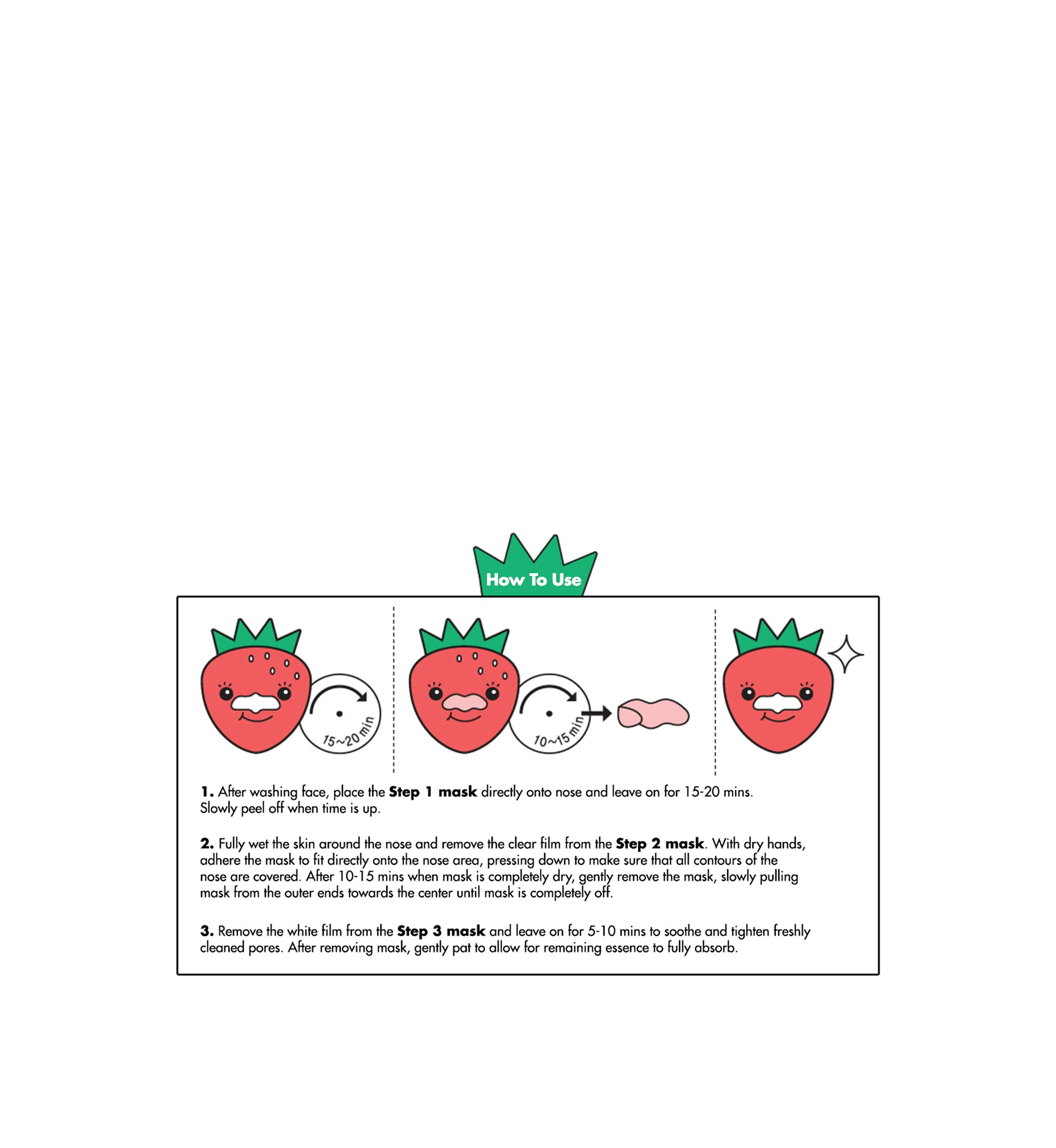 Strawberry Seed Nose Pack
