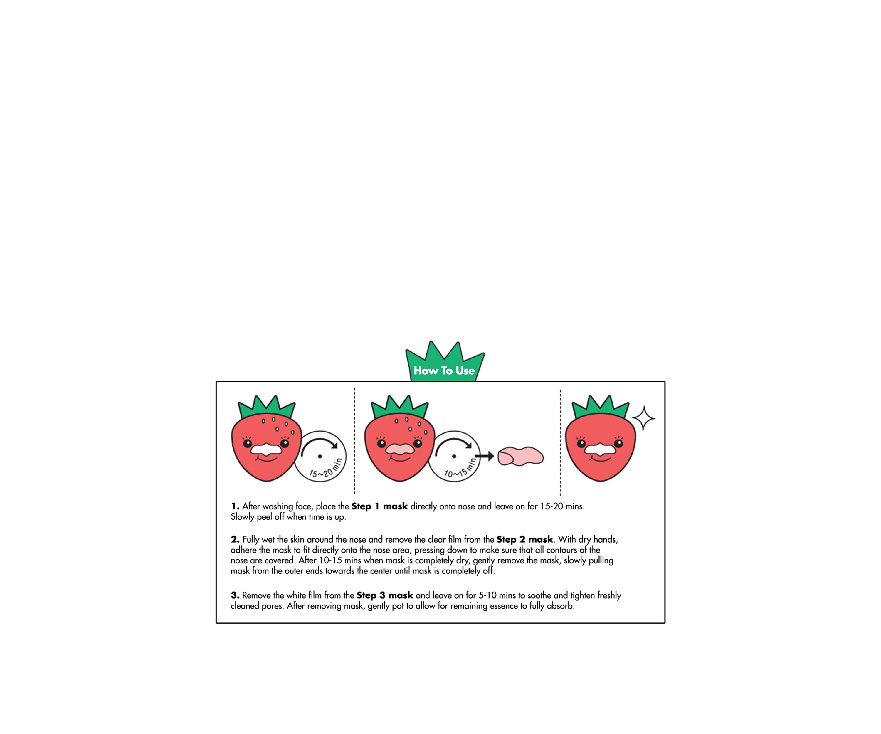 Strawberry Seed Nose Pack