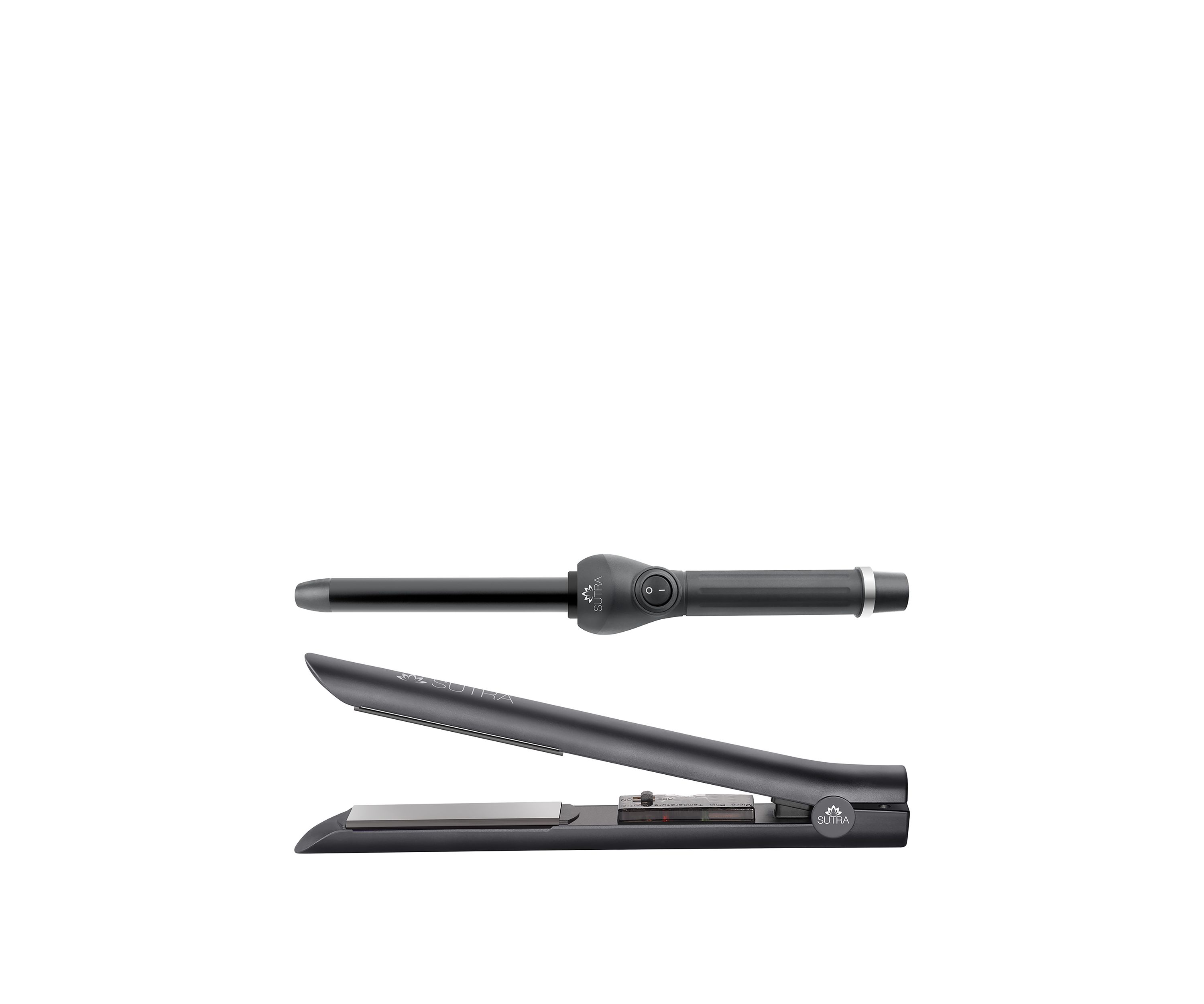 Styler Set Ceramic Straightener & Curling Wand Combo