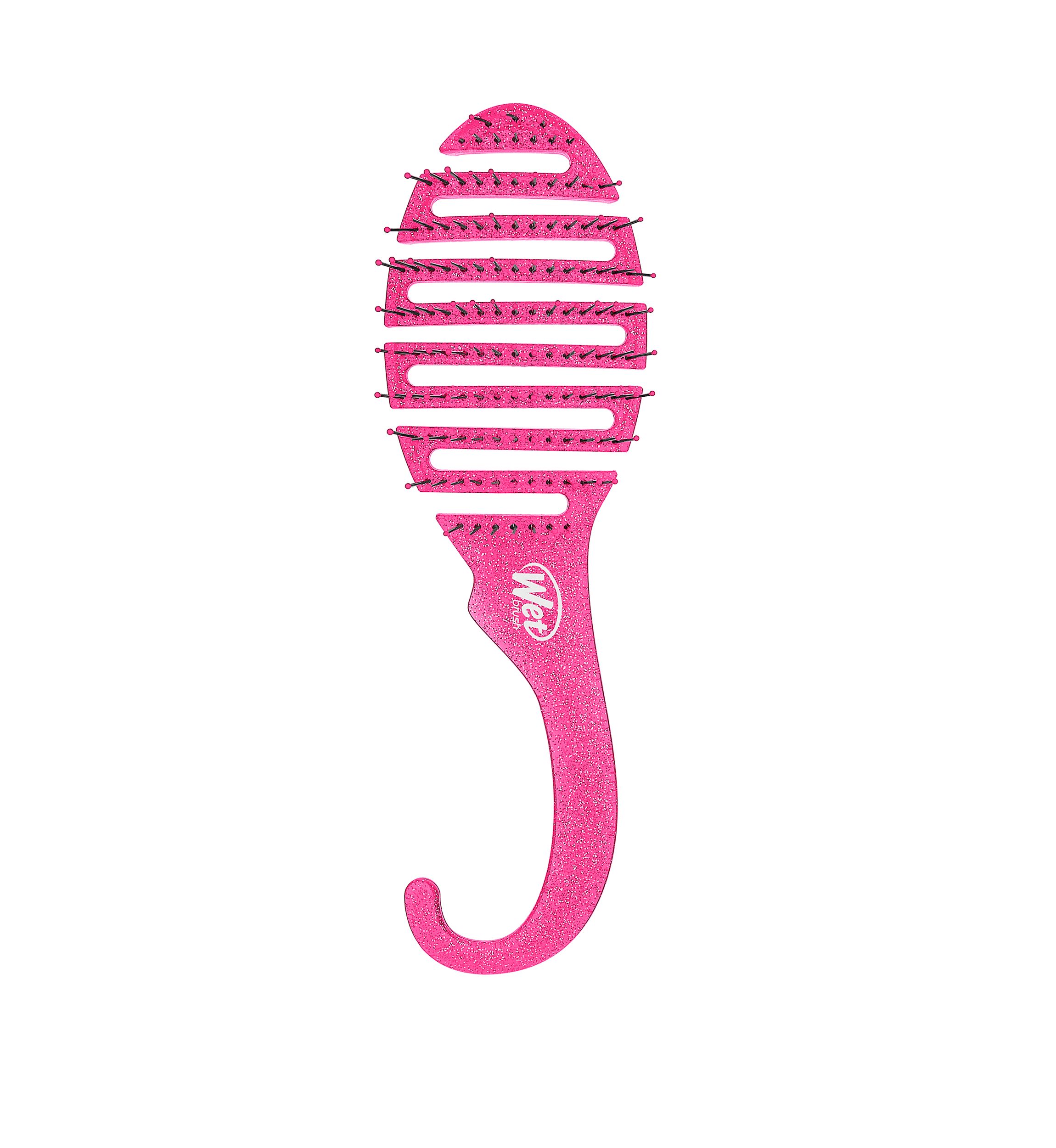 Shower Detangler Brush - Pink Glitter 