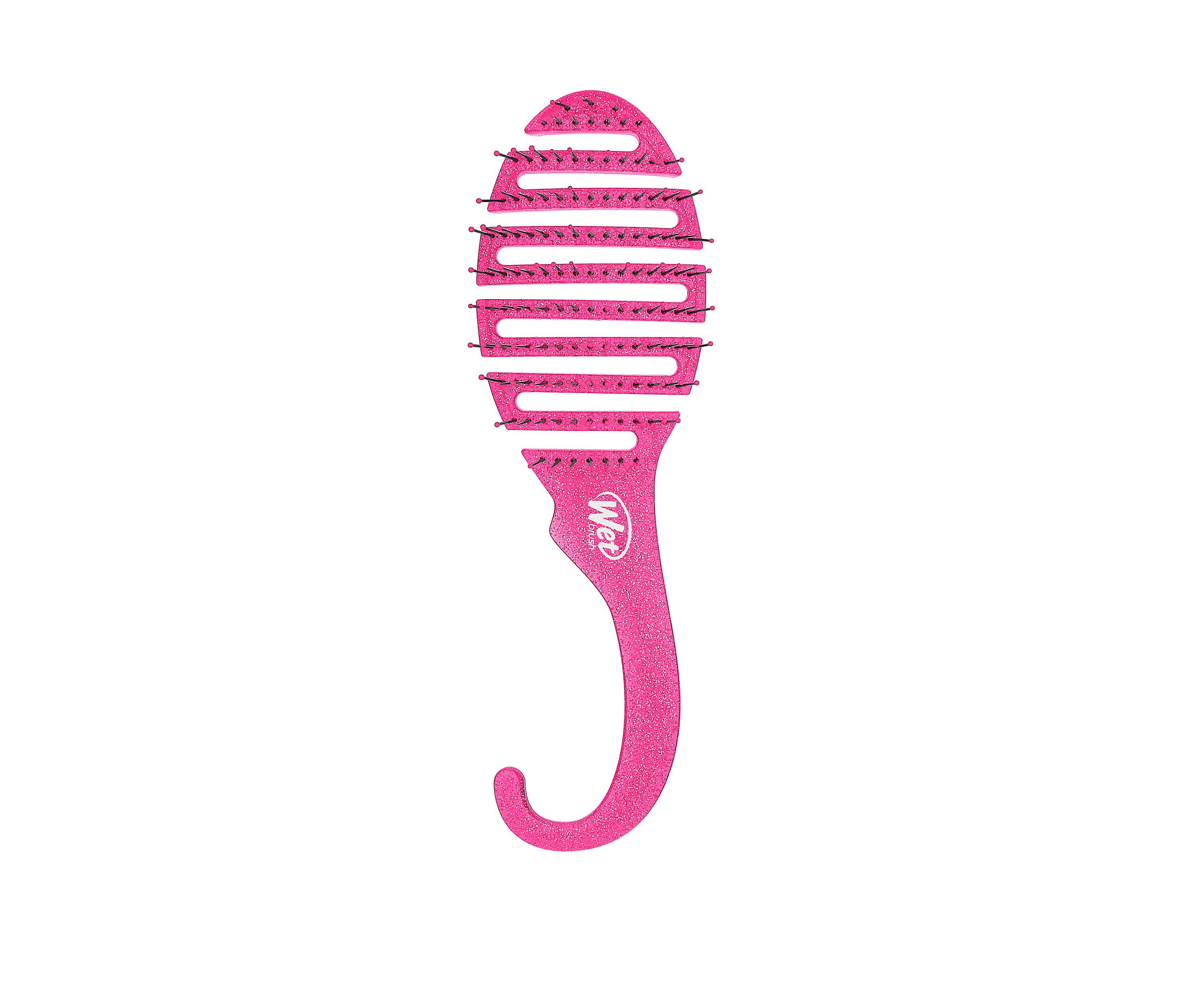 Shower Detangler Brush - Pink Glitter 