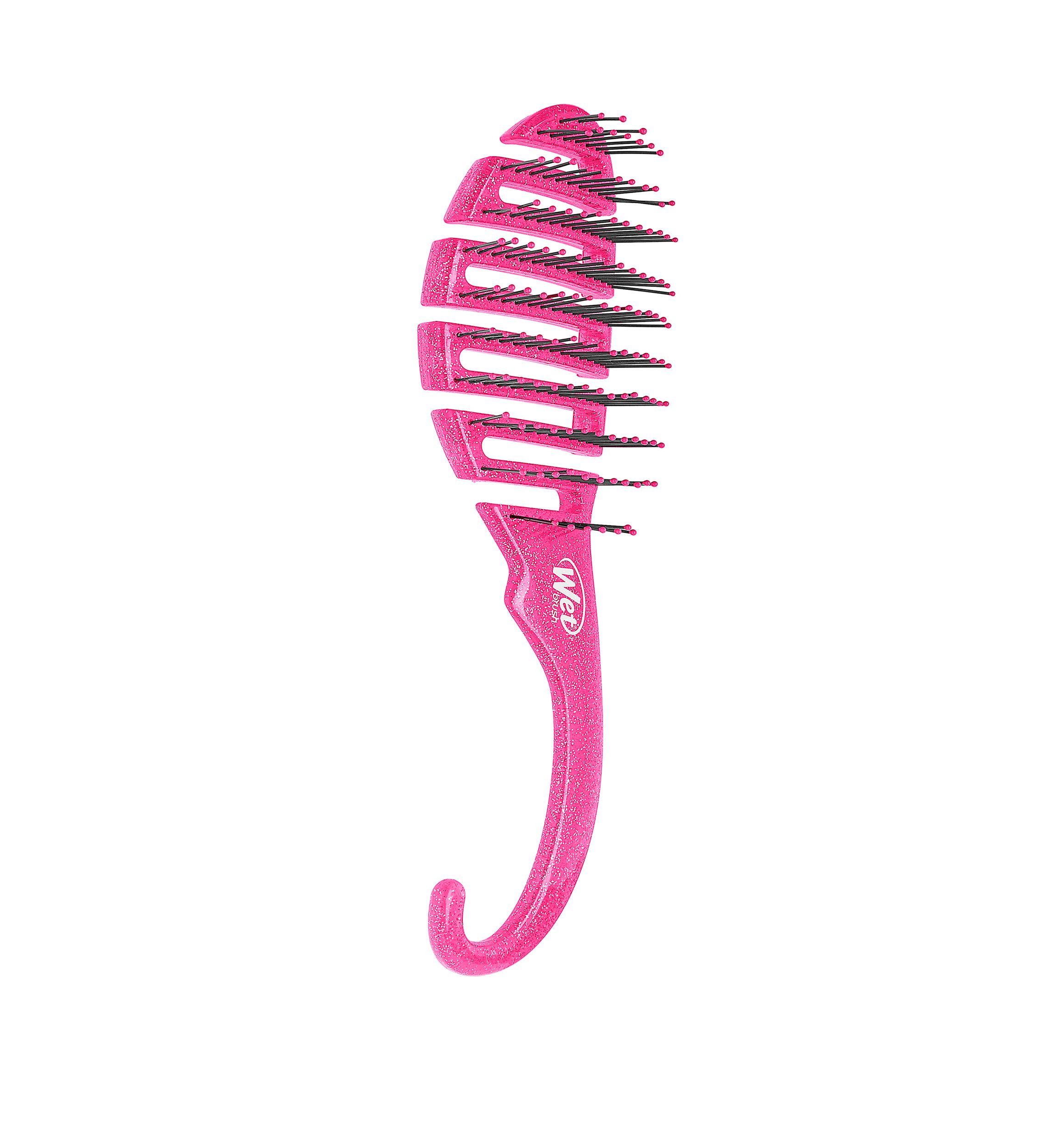 Shower Detangler Brush - Pink Glitter 