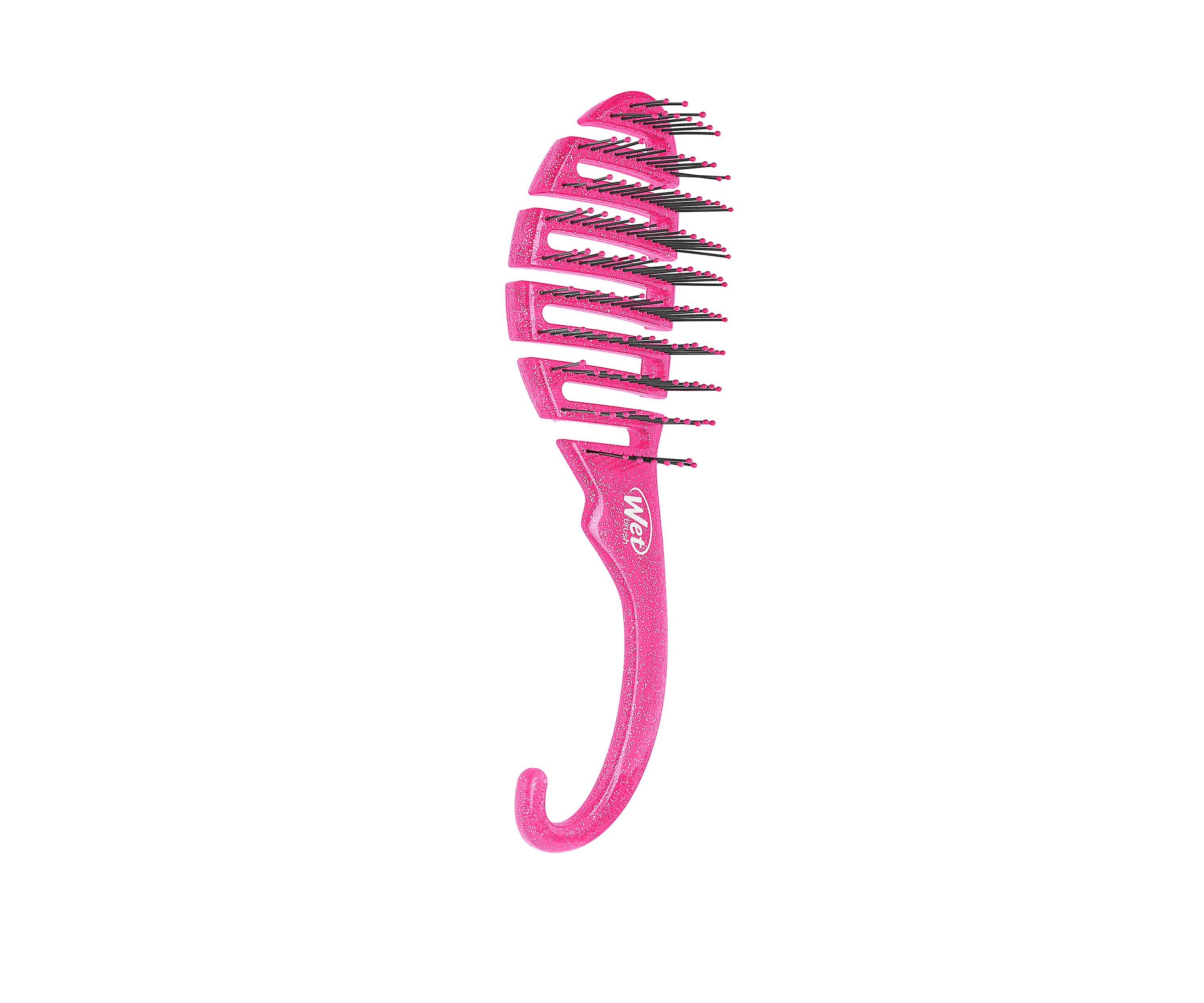 Shower Detangler Brush - Pink Glitter 