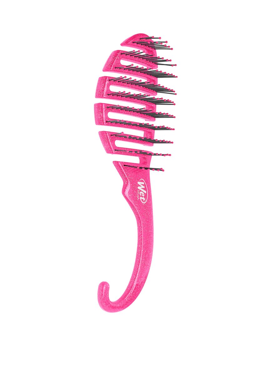 Shower Detangler Brush - Pink Glitter 