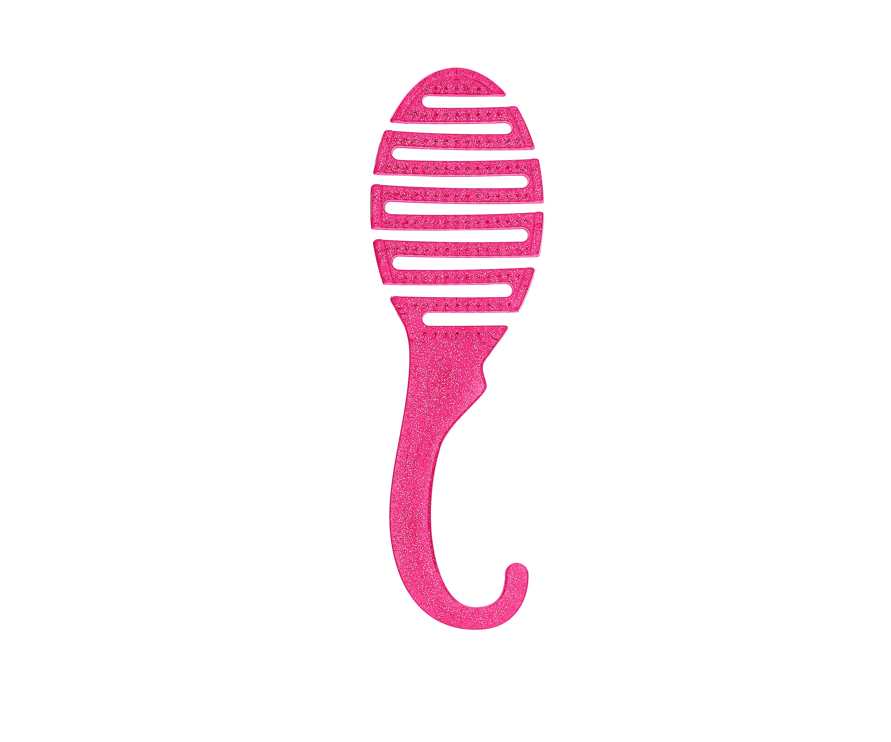 Shower Detangler Brush - Pink Glitter 