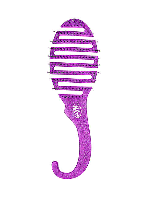 Shower Detangler Brush - Purple Glitter 