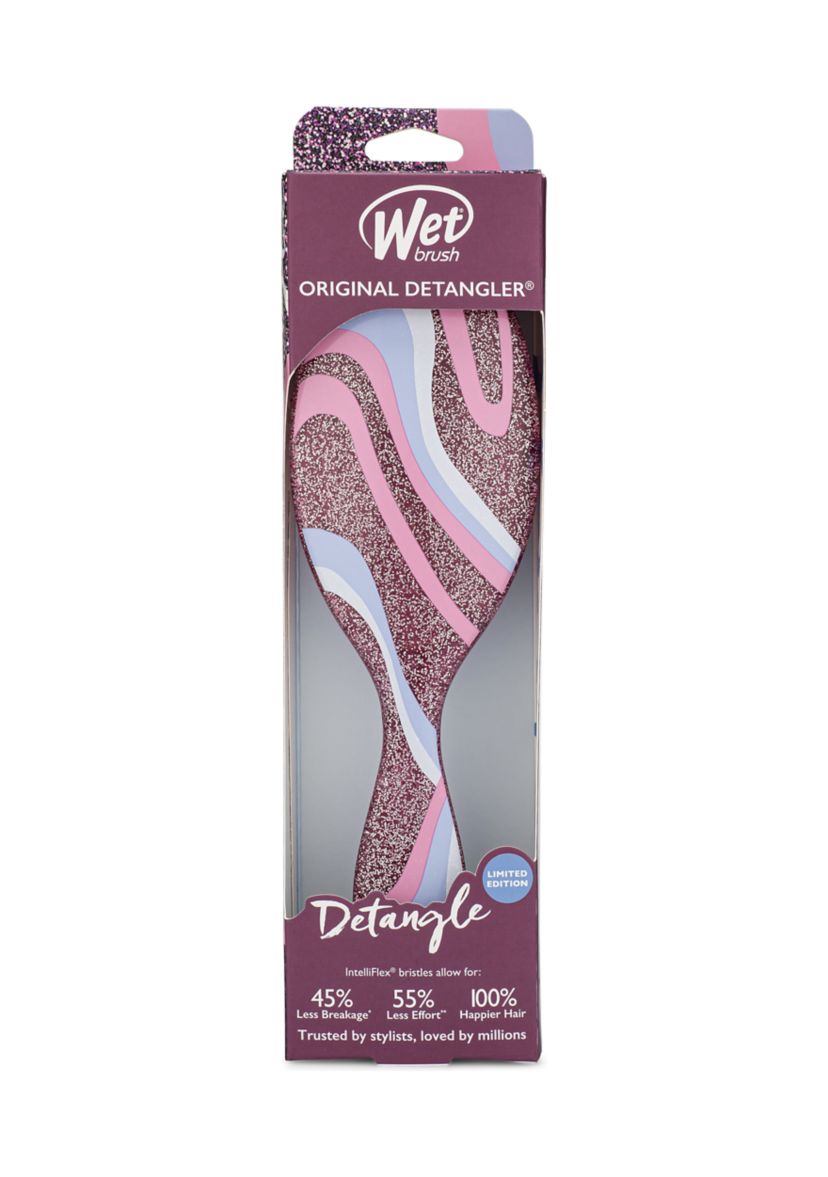 Original Detangler Glitter Vortex Brush, Pink
