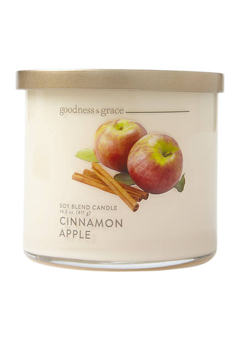 Cinnamon Apple 3 Wick Candle 
