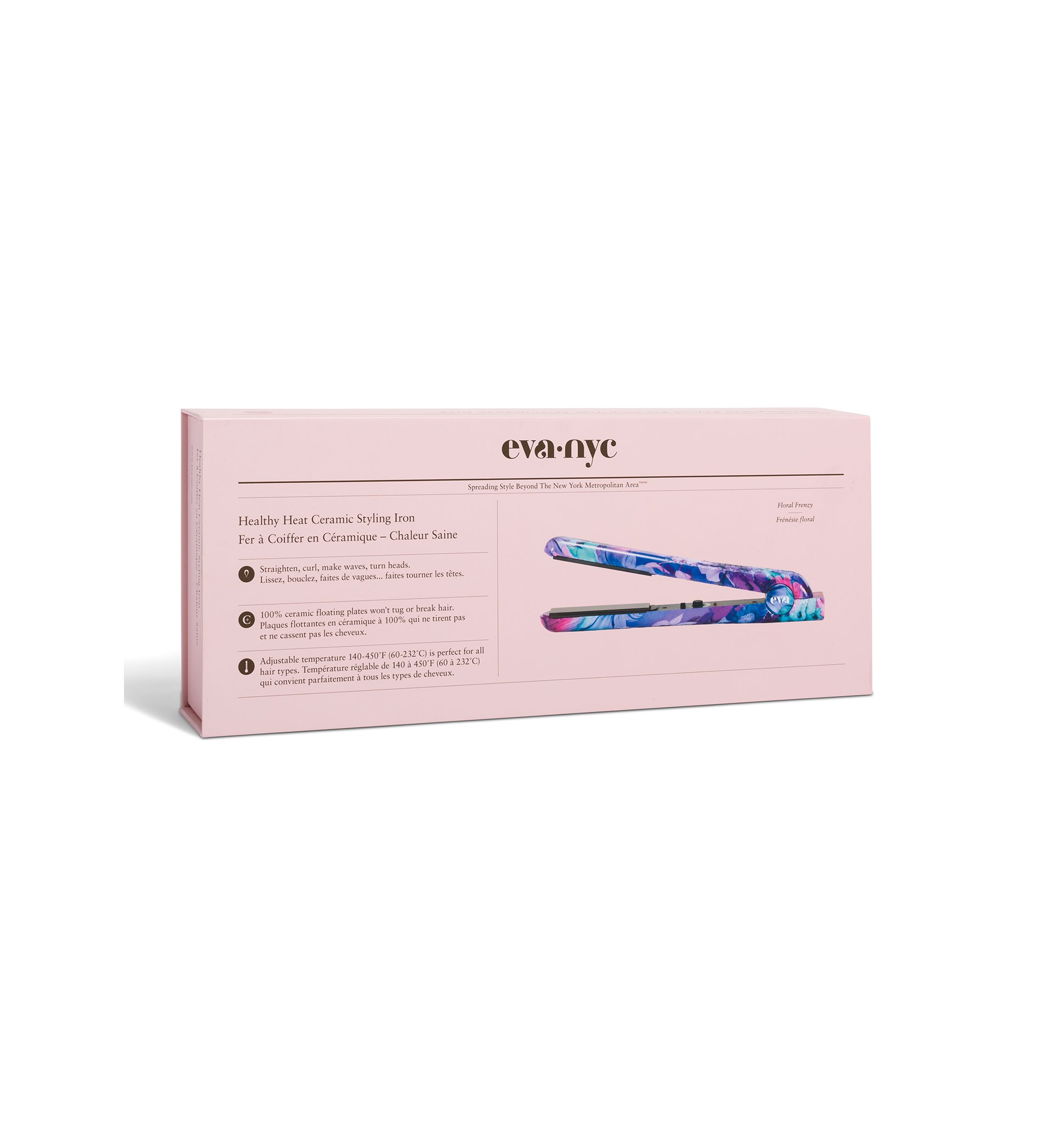 Floral Frenzy Ceramic Styling Iron 1.25"