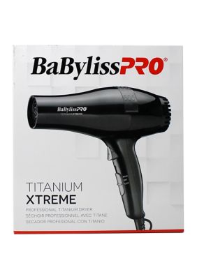 BaBylissPRO Titanium Xtreme Hair Dryer - Black