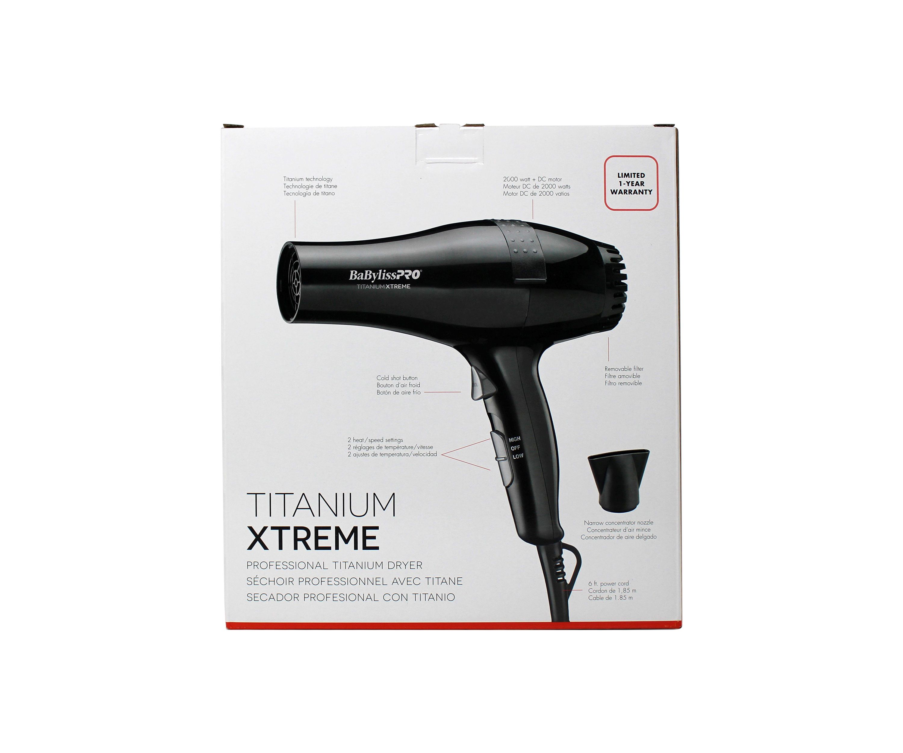 Titanium Xtreme Hair Dryer - Black
