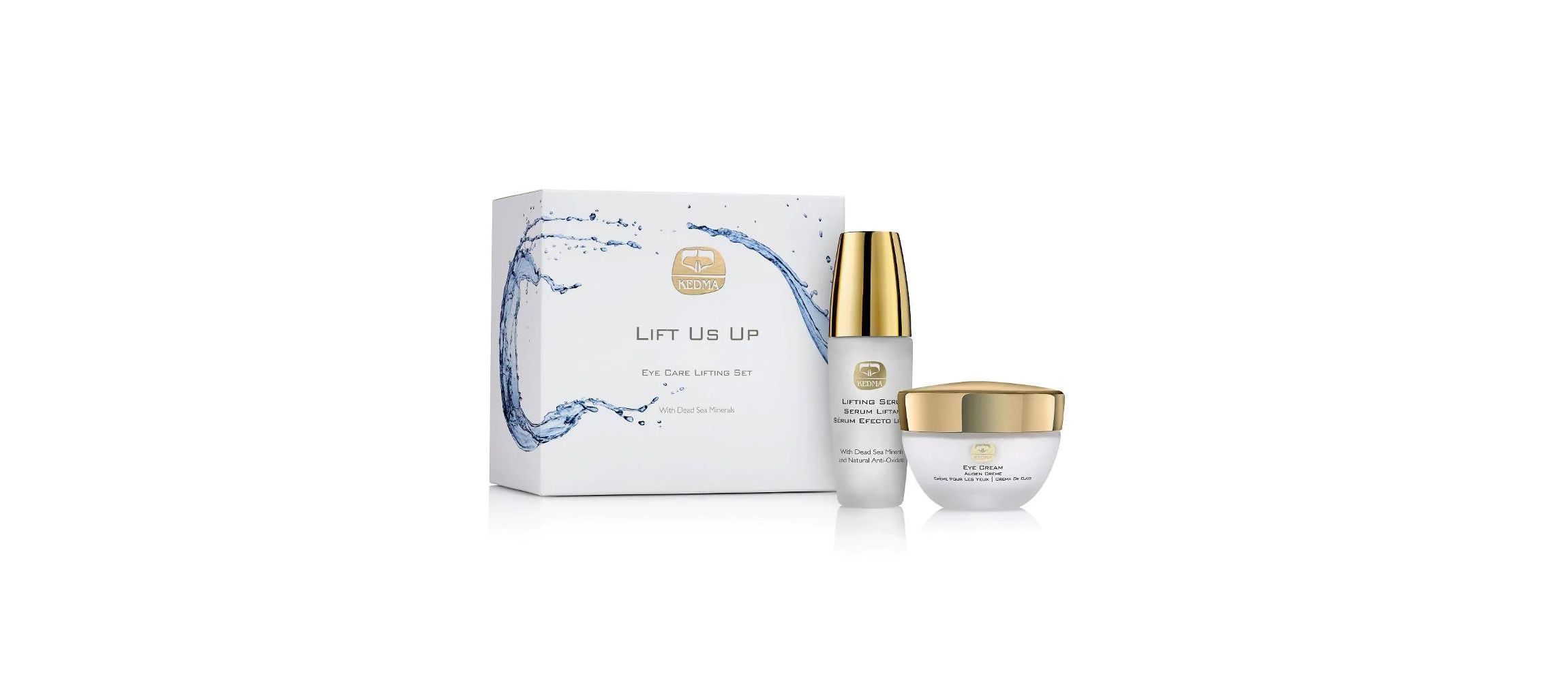 Lift Us Up Eye Care Lifting 2-Piece Set with Dead Sea Minerals & Vitamin A, E and C