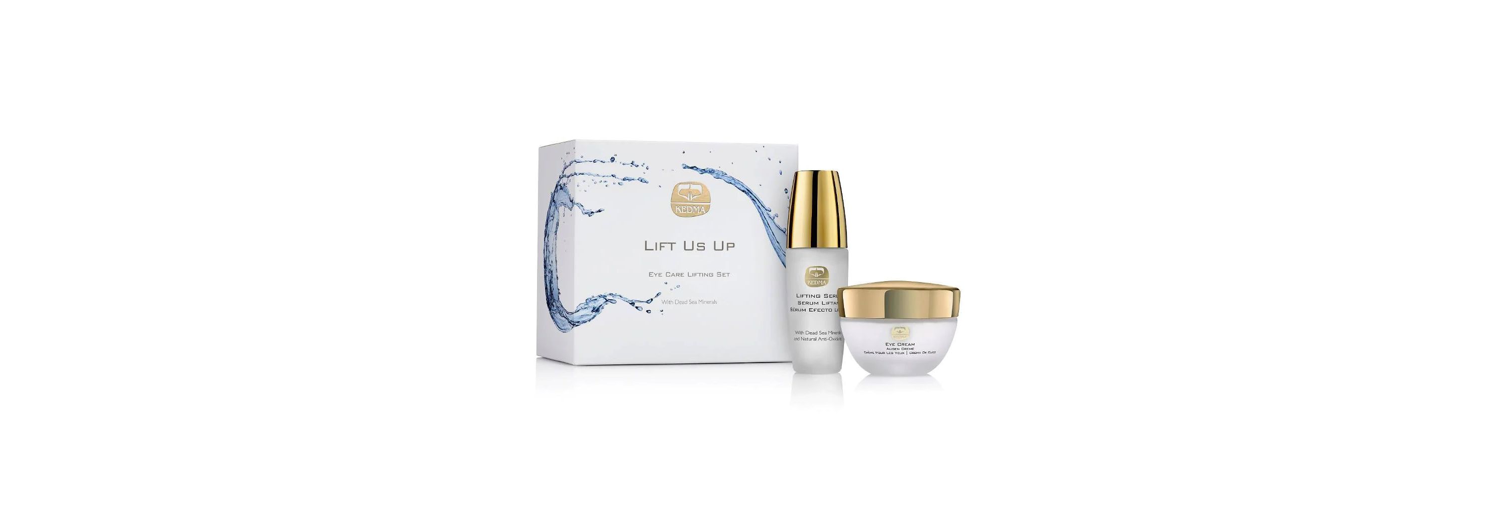 Lift Us Up Eye Care Lifting 2-Piece Set with Dead Sea Minerals & Vitamin A, E and C
