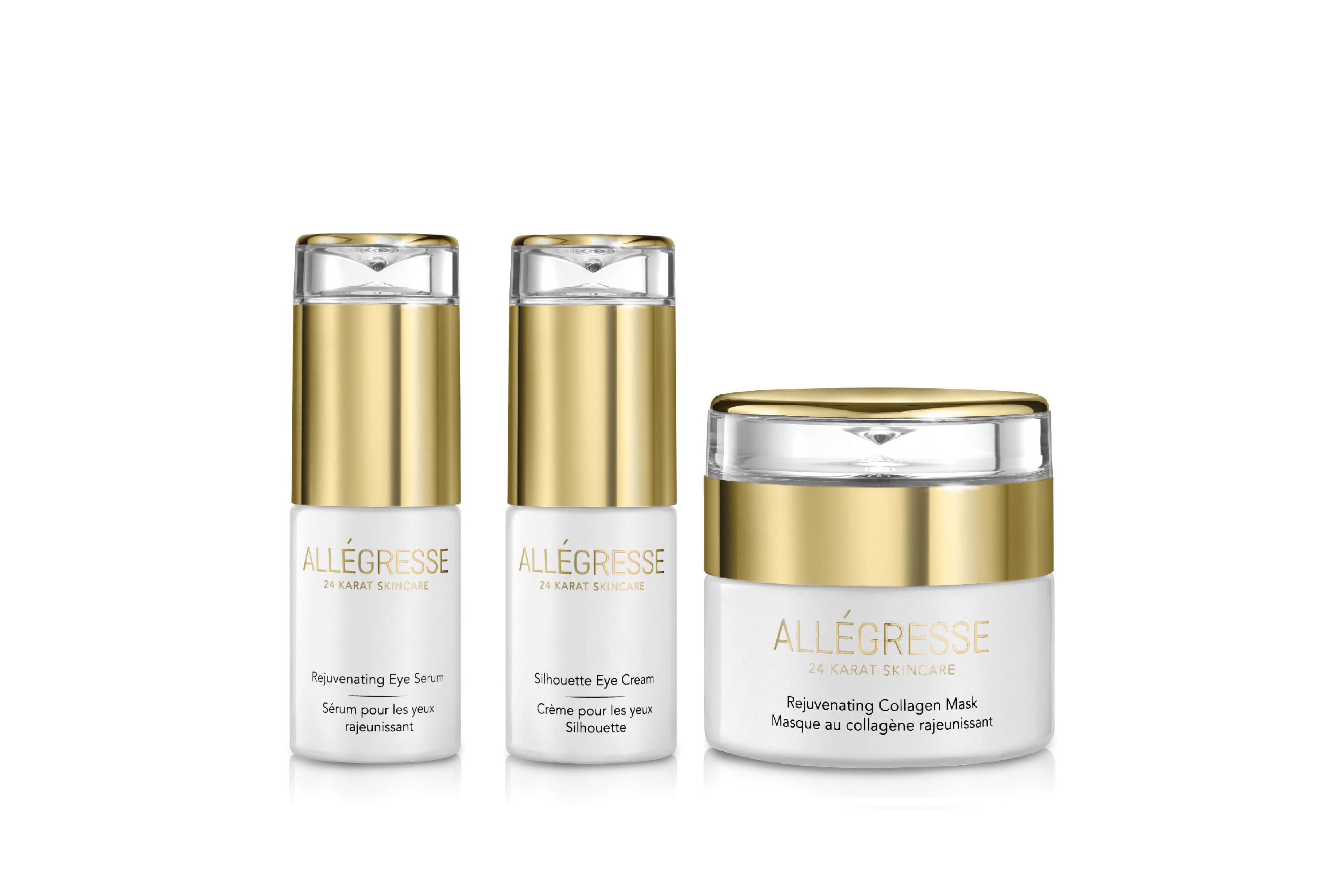 24K Moisturizer + Night Cream + Collagen Mask  3pc Set
