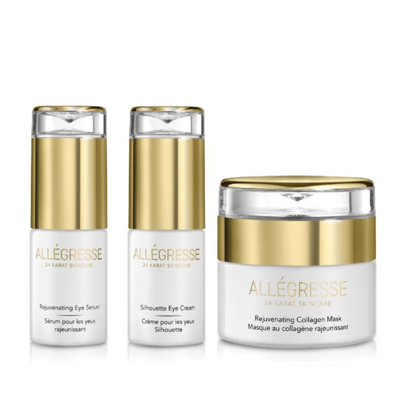 24K Moisturizer + Night Cream + Collagen Mask  3pc Set