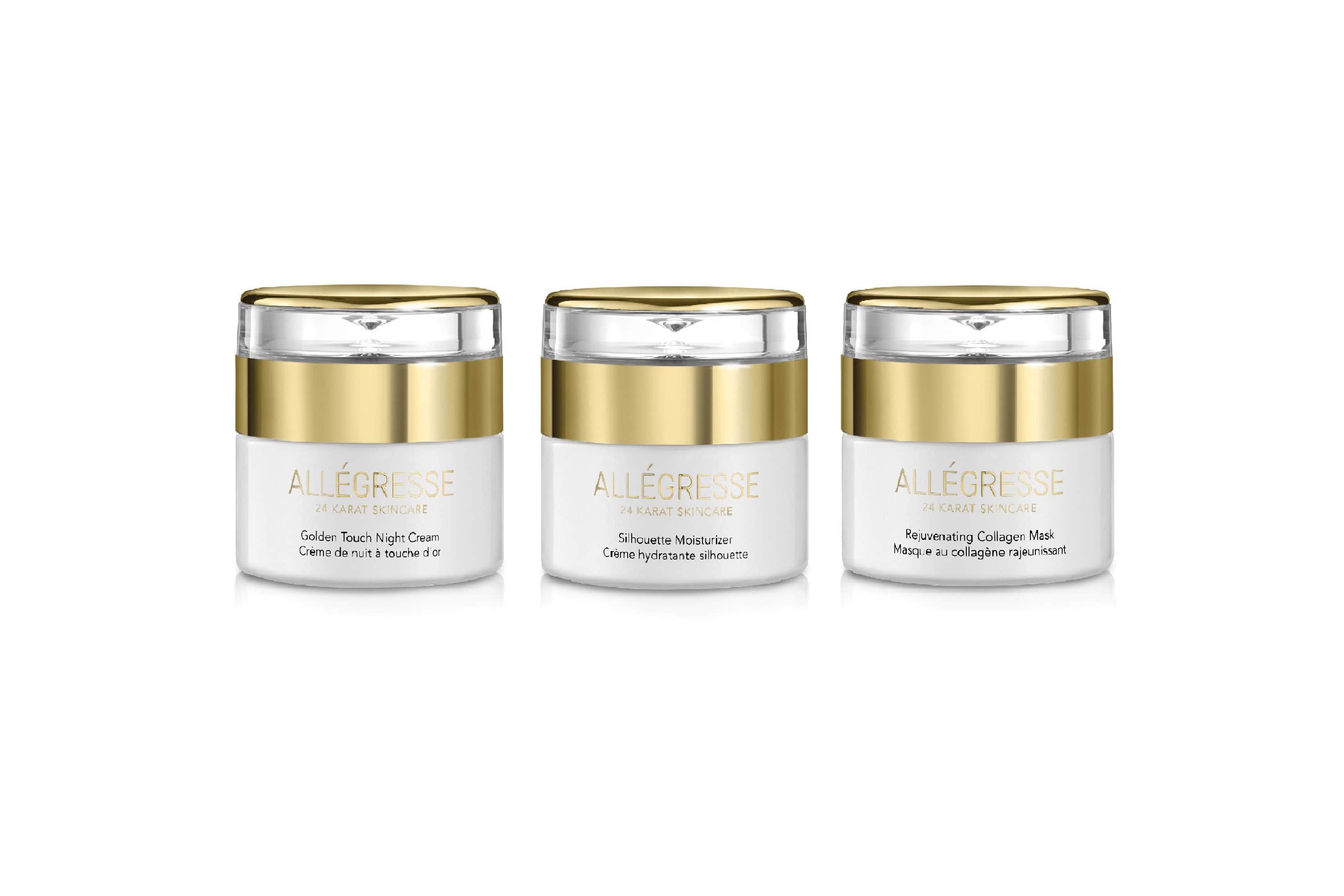 24K Moisturizer + Night Cream + Wrinkle Cream  3pc Set
