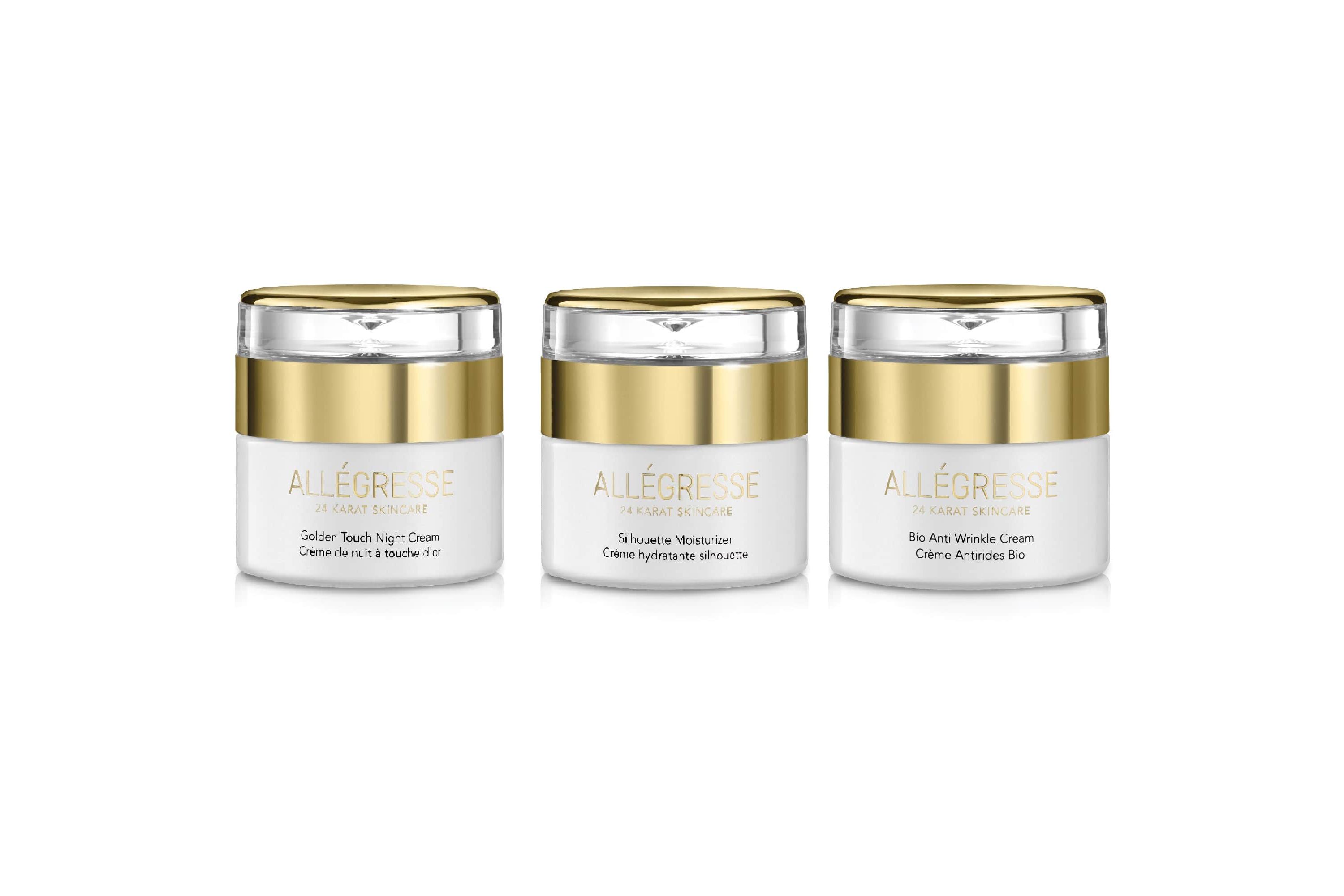 24K Eye Cream + Eye Serum + Facial Serum  3pc Set