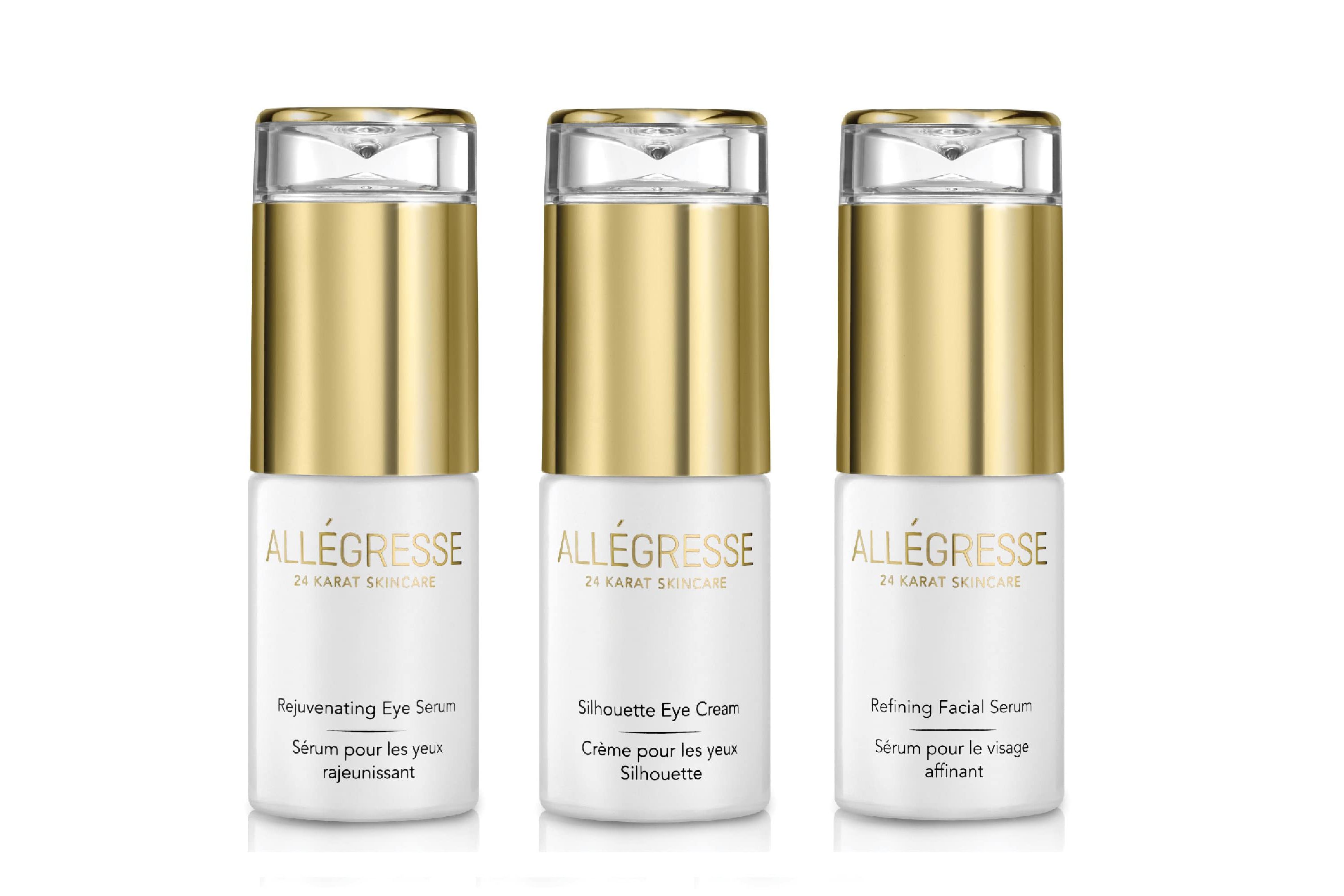 24K Moisturizer + Night cream + Facial Serum  3pc Set