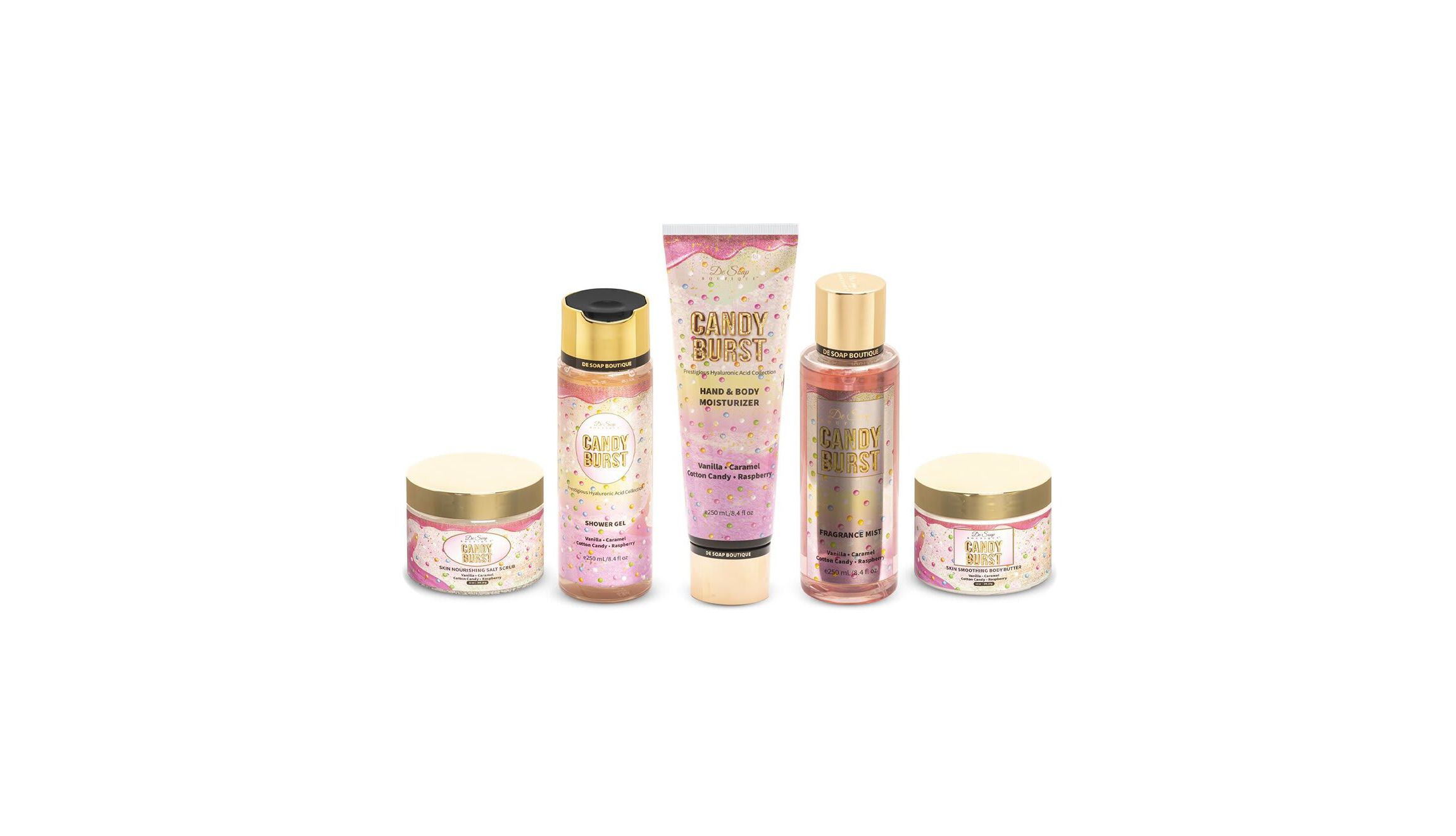 Exotic Candy Burst Hand and Body 5 Piece Set