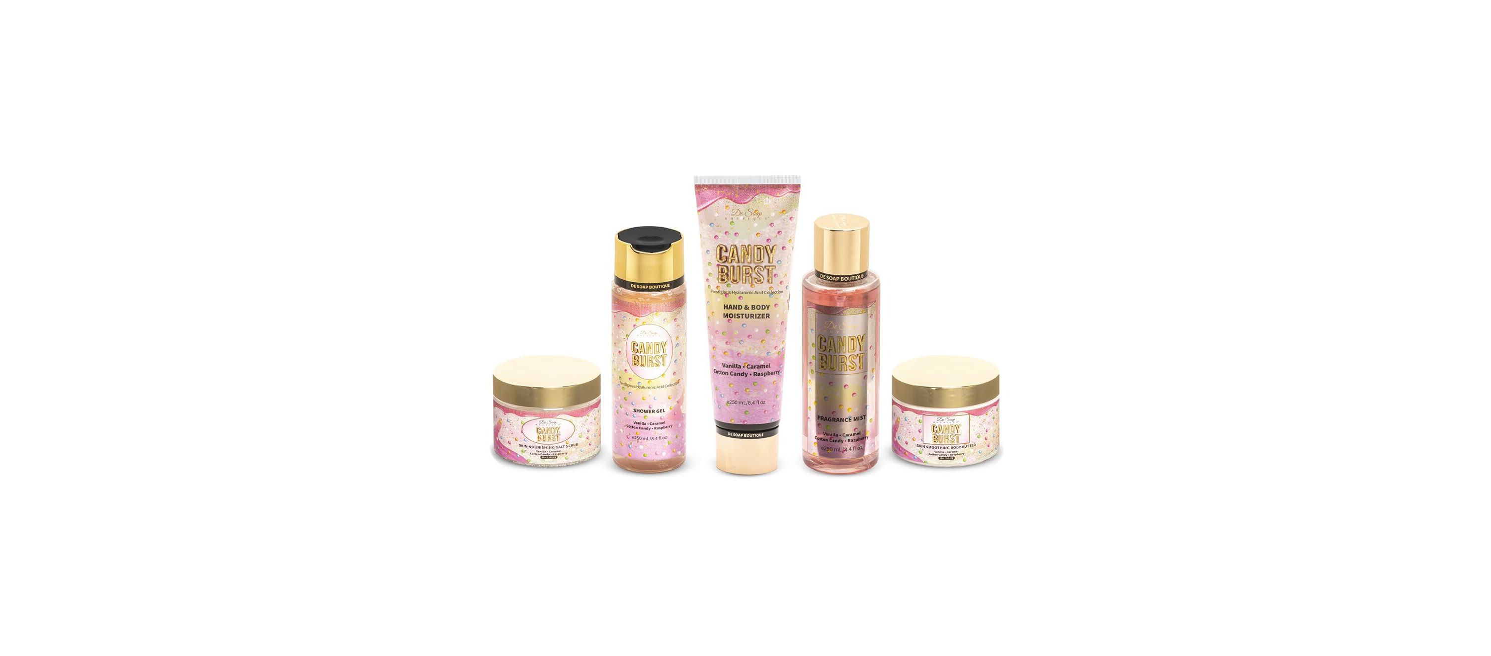 Exotic Candy Burst Hand and Body 5 Piece Set