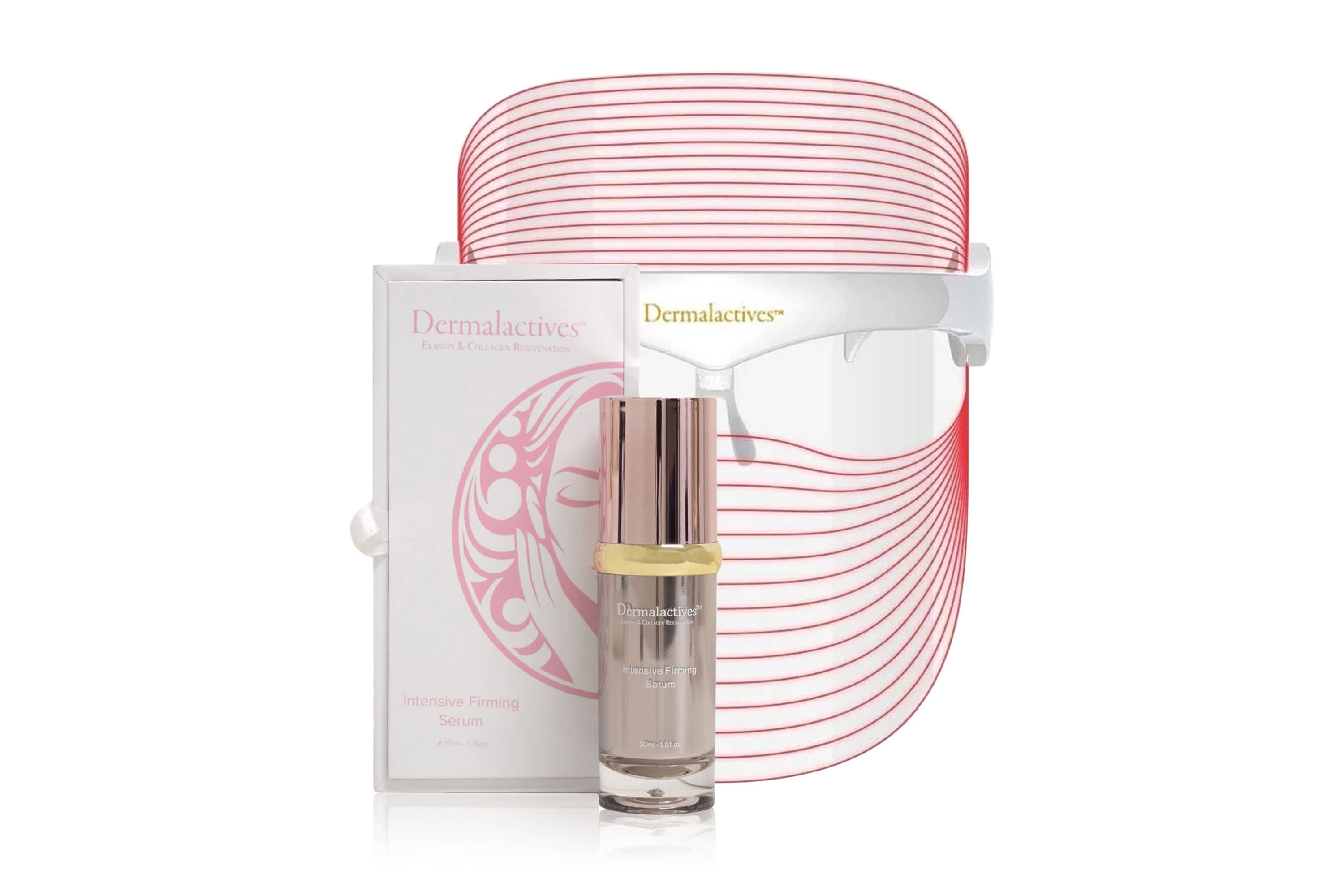 7 in 1 Light Therapy LED Mask  + Intensive Firming Serum 2 Piece Set
