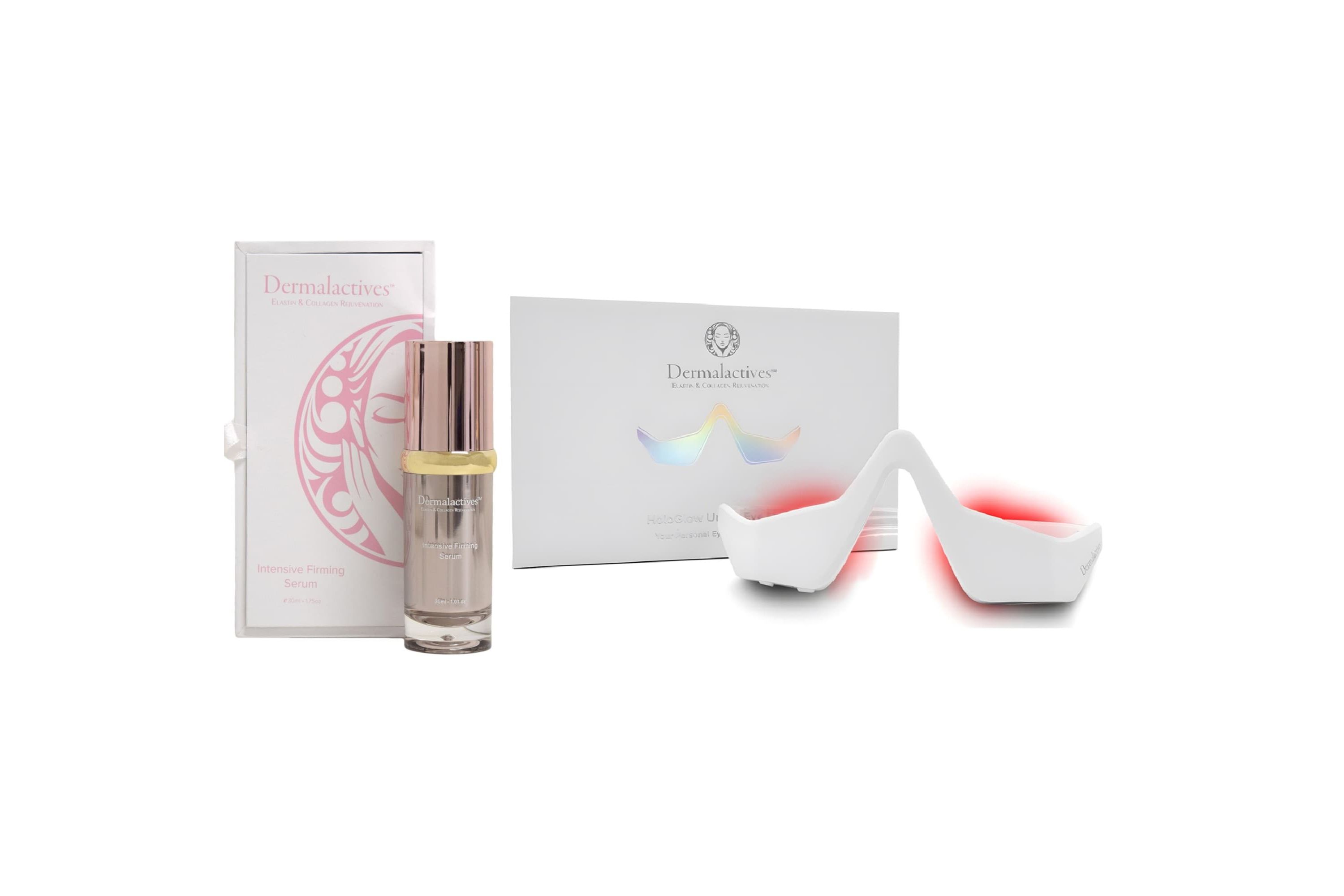 HoloGlow Under Eye LED Mask + Intensive Firming Eye Serum 2 Piece Set