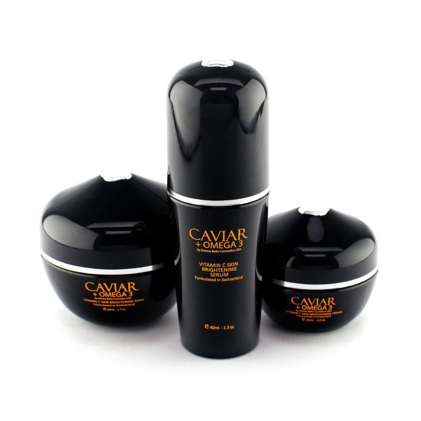 Donna Bella CAVIAR + OMEGA 3 Vitamin C Skin Brightening Set