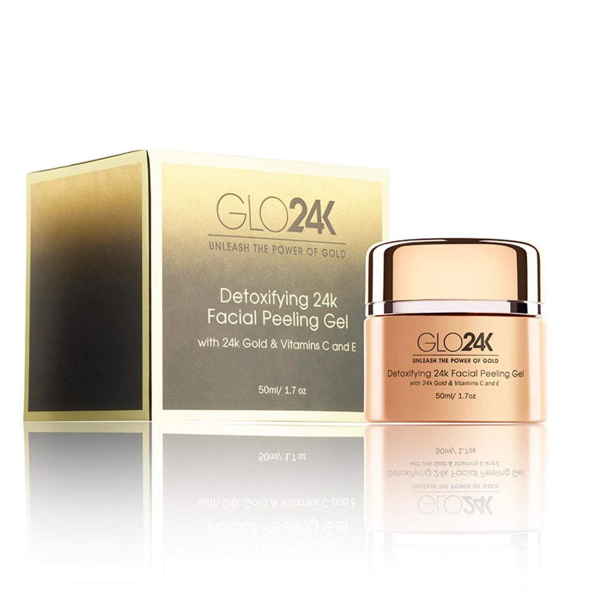 24K Detoxifying Facial Peeling Gel With 24k Gold & Vitamins C and E