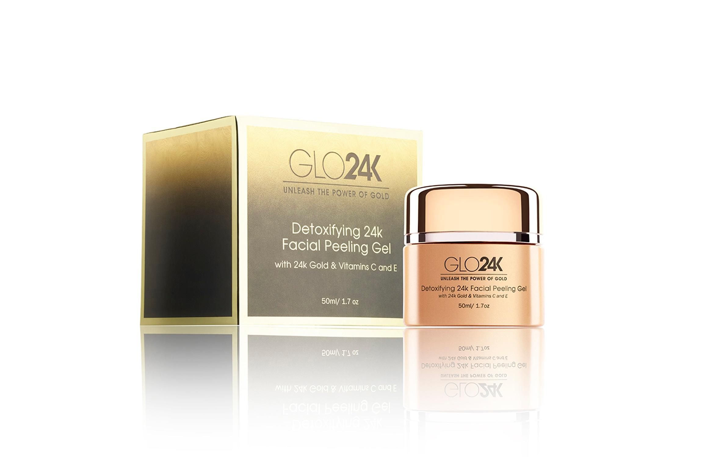 24K Detoxifying Facial Peeling Gel With 24k Gold & Vitamins C and E