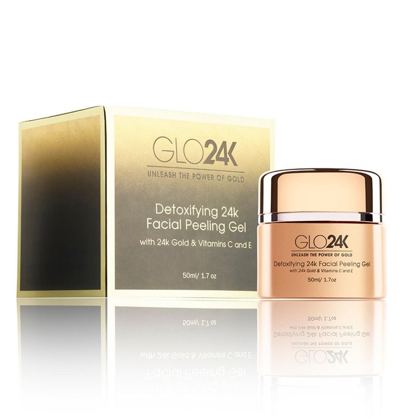 24K Detoxifying Facial Peeling Gel With 24k Gold & Vitamins C and E