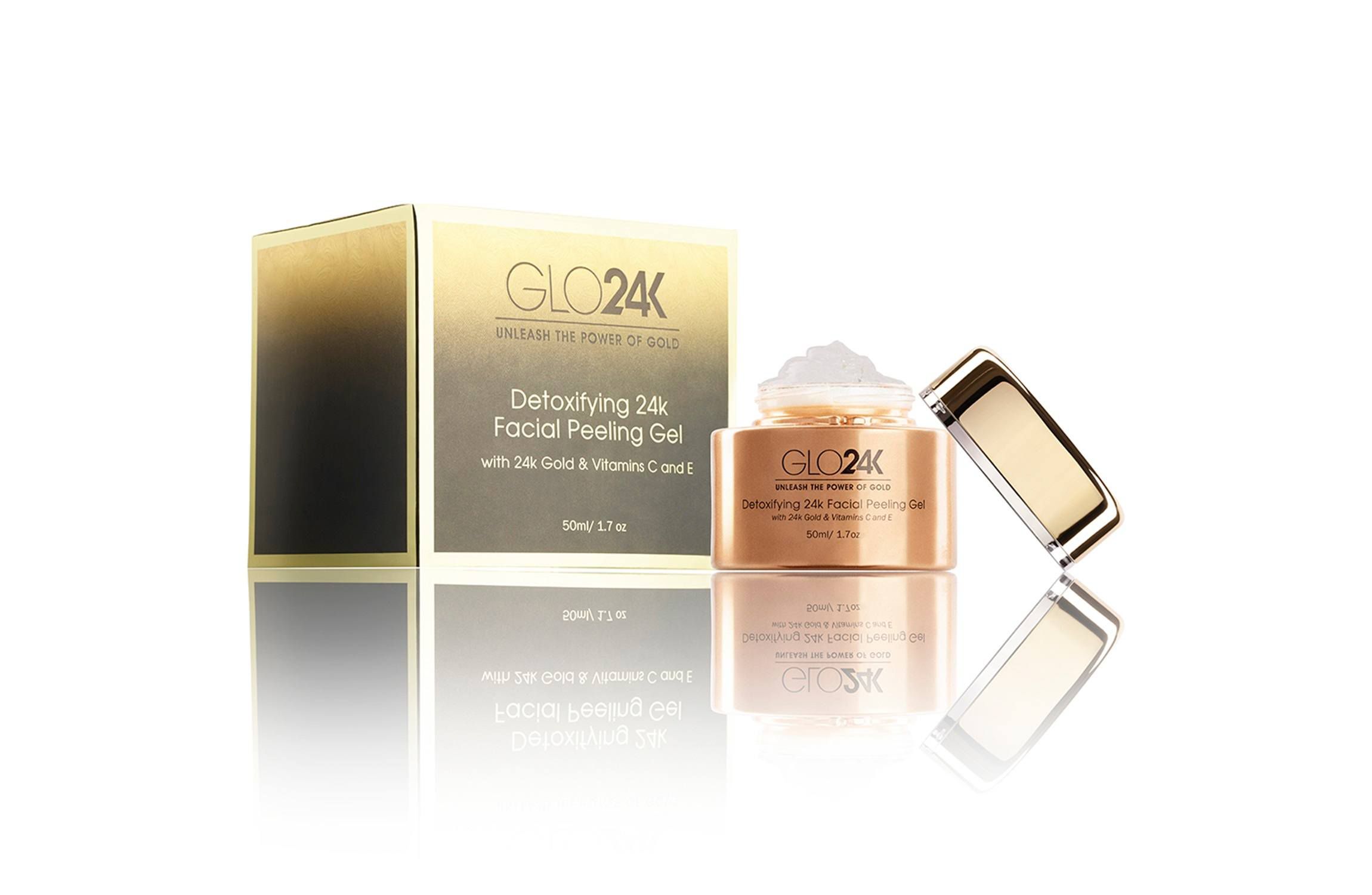 24K Detoxifying Facial Peeling Gel With 24k Gold & Vitamins C and E