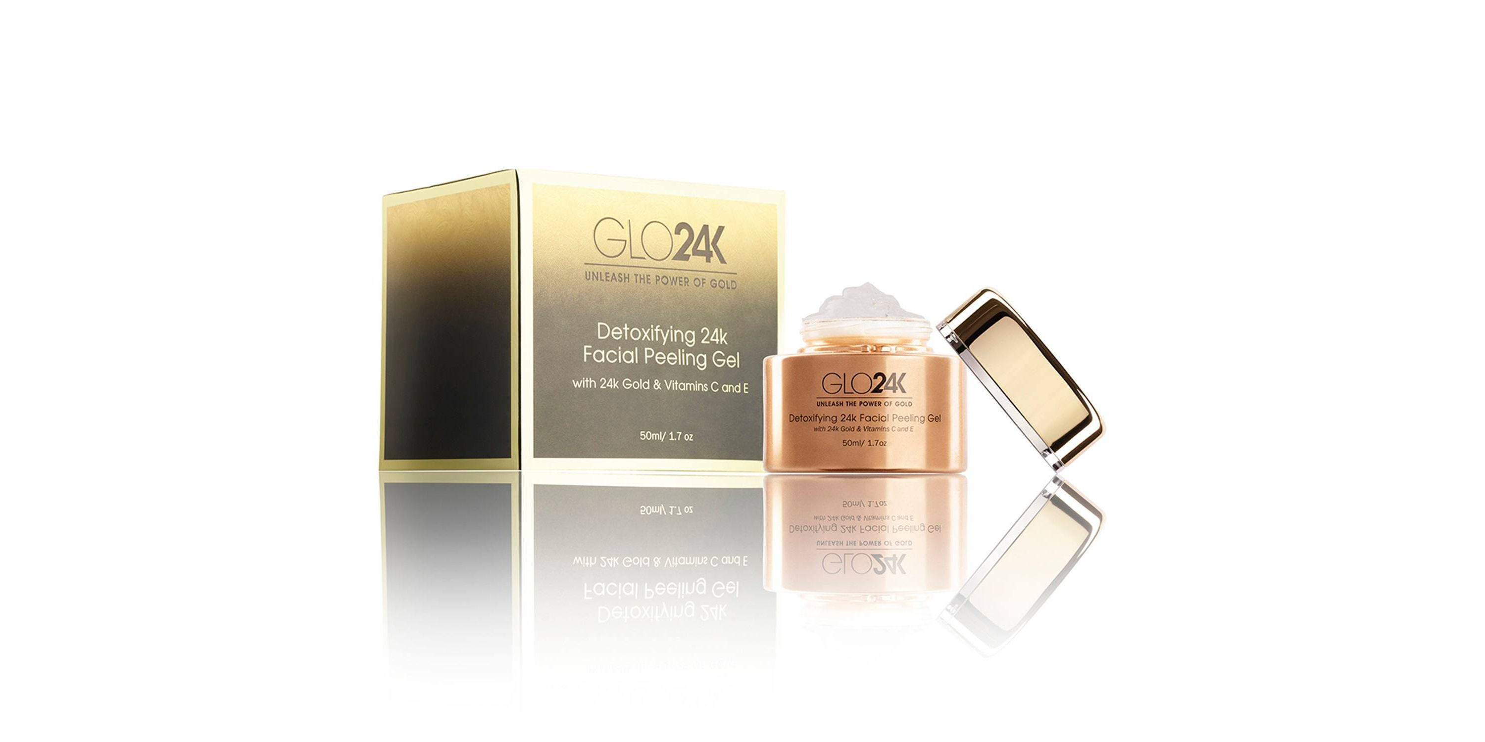 24K Detoxifying Facial Peeling Gel With 24k Gold & Vitamins C and E