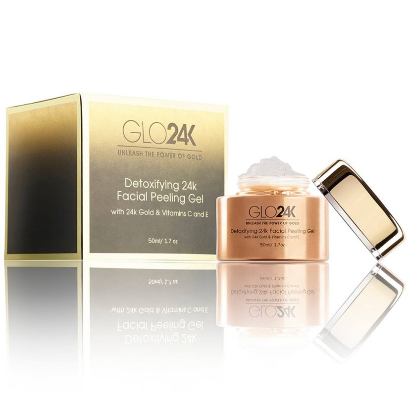 24K Detoxifying Facial Peeling Gel With 24k Gold & Vitamins C and E
