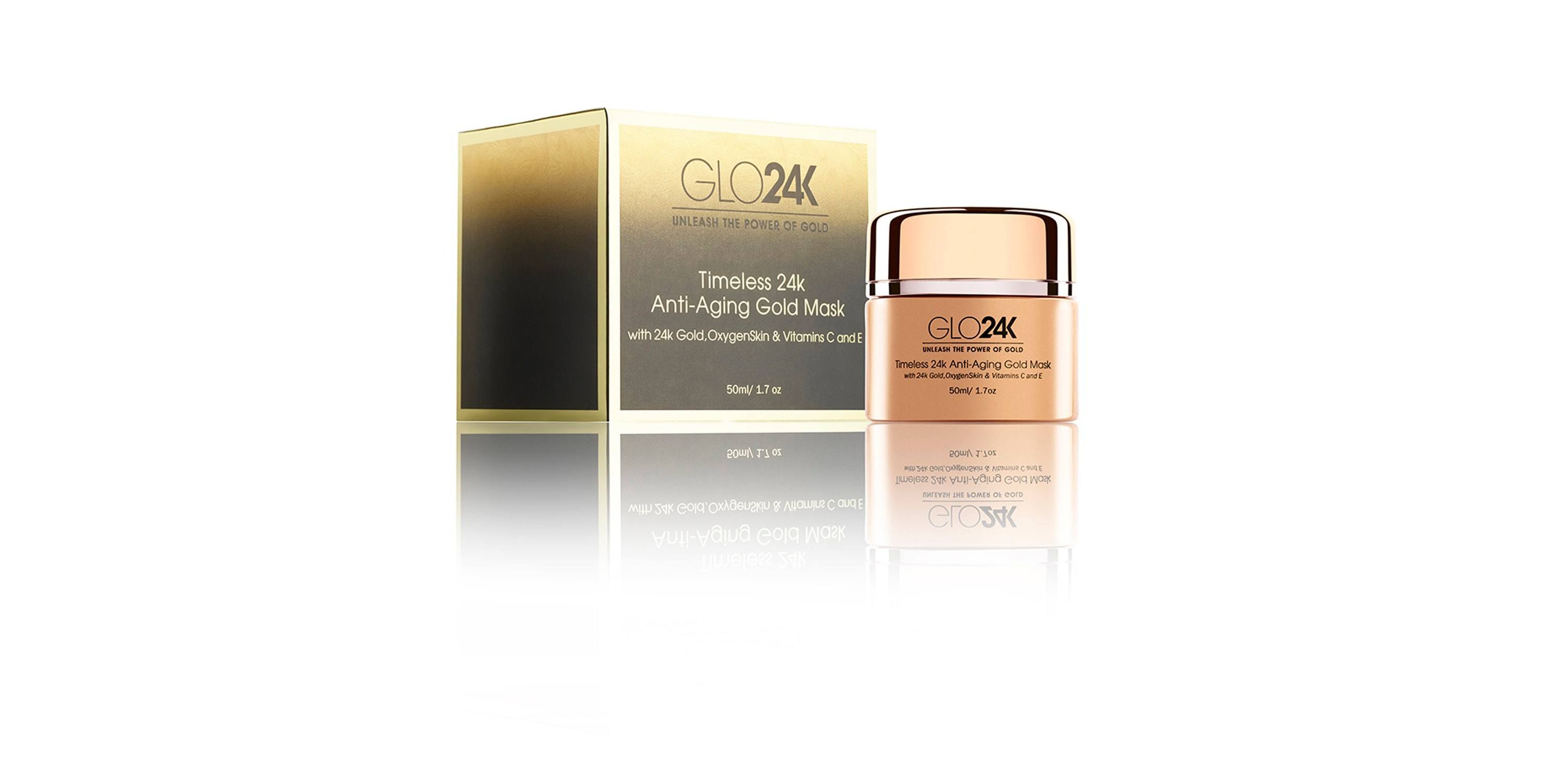 Timeless 24k Anti-Aging Gold Mask With 24k Gold, OxygenSkin & Vitamins C and E
