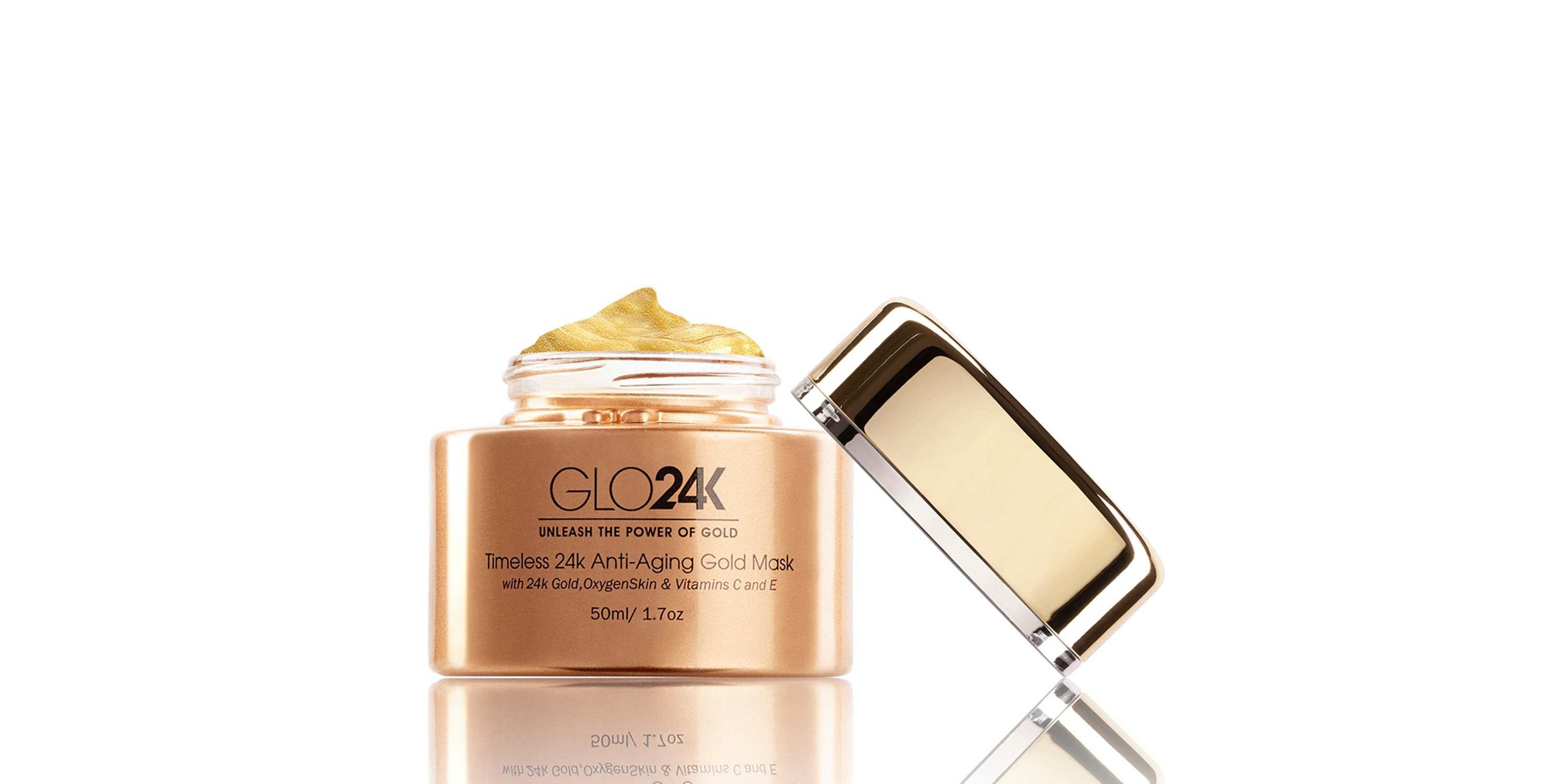 Timeless 24k Anti-Aging Gold Mask With 24k Gold, OxygenSkin & Vitamins C and E