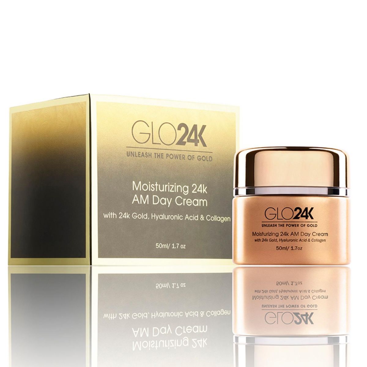 24K Moisturizing AM Day Cream With 24k Gold, Hyaluronic Acid & Collagen