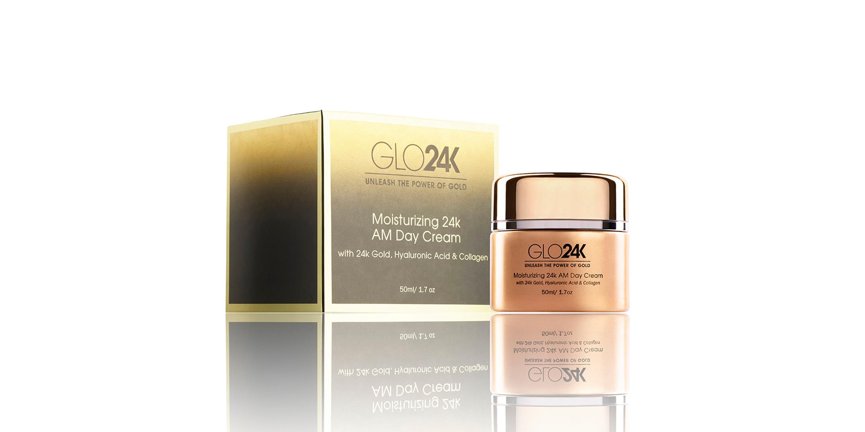 24K Moisturizing AM Day Cream With 24k Gold, Hyaluronic Acid & Collagen