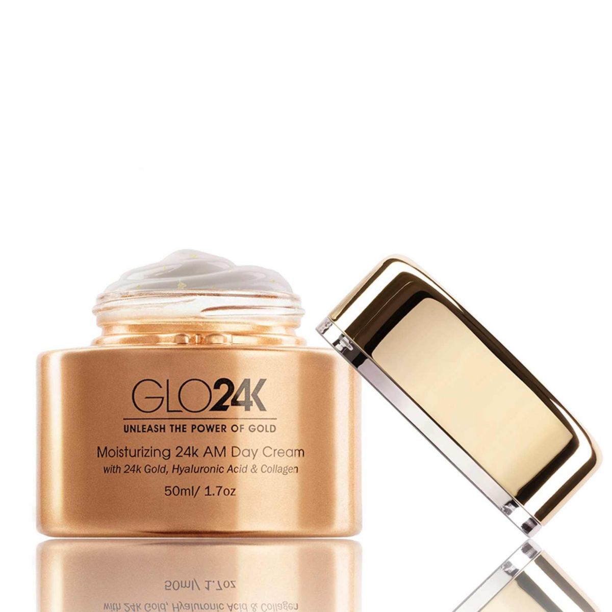 24K Moisturizing AM Day Cream With 24k Gold, Hyaluronic Acid & Collagen