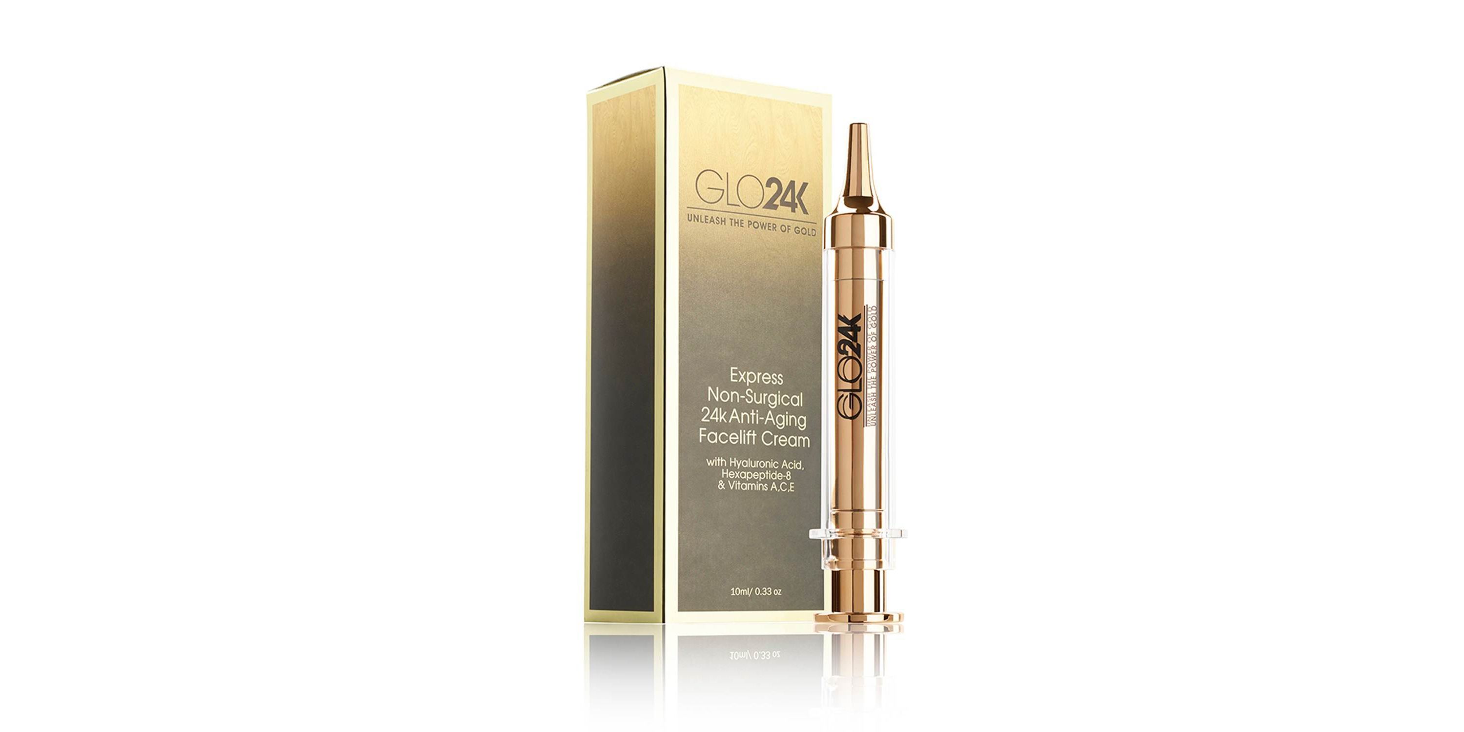 Express Non-Surgical Anti-Aging Facelift Cream With 24k Gold, Hyaluronic Acid, & Vitamins A, C, E