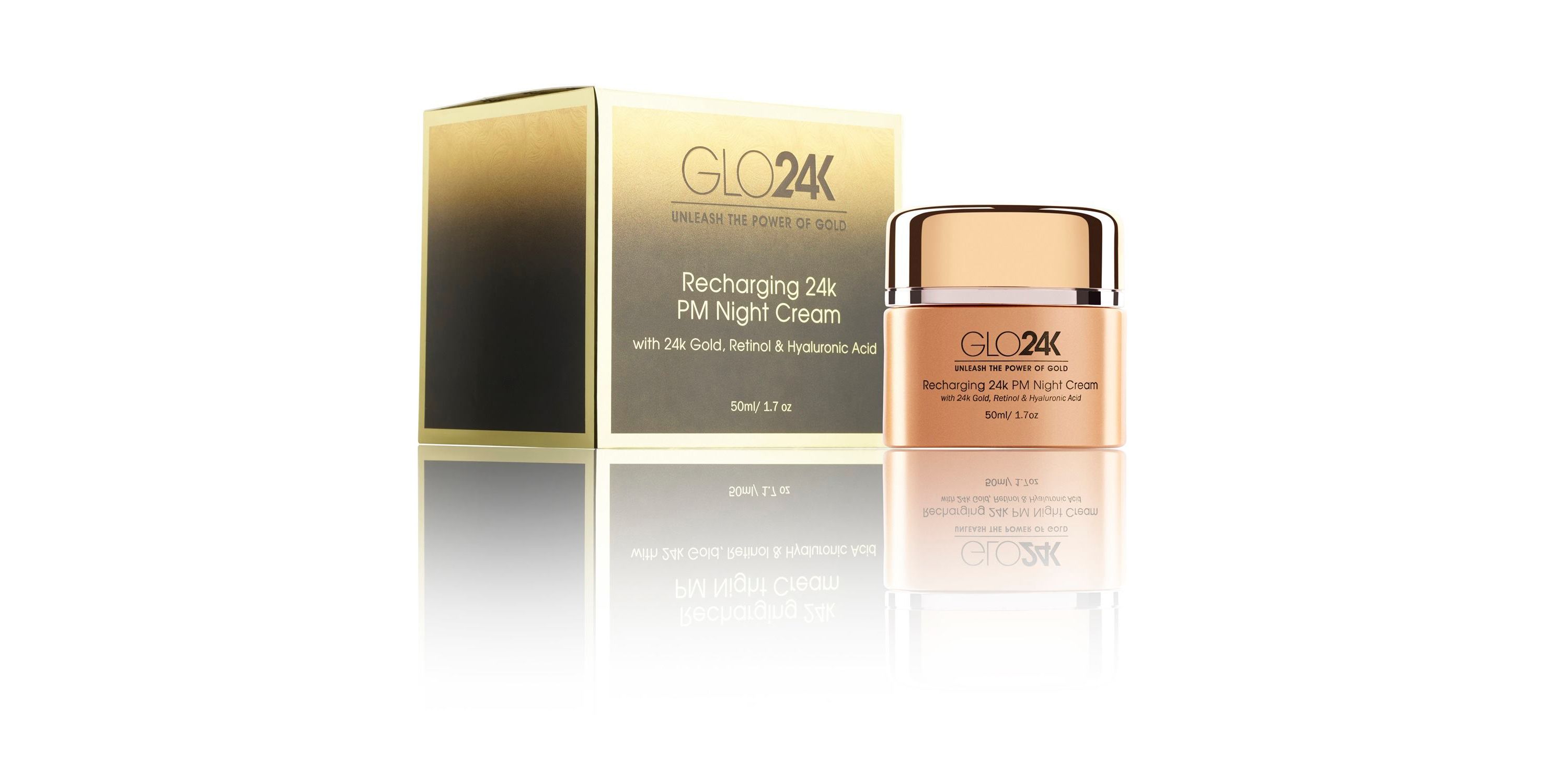 24K Recharging PM Night Cream With 24k Gold, Retinol & Hyaluronic Acid