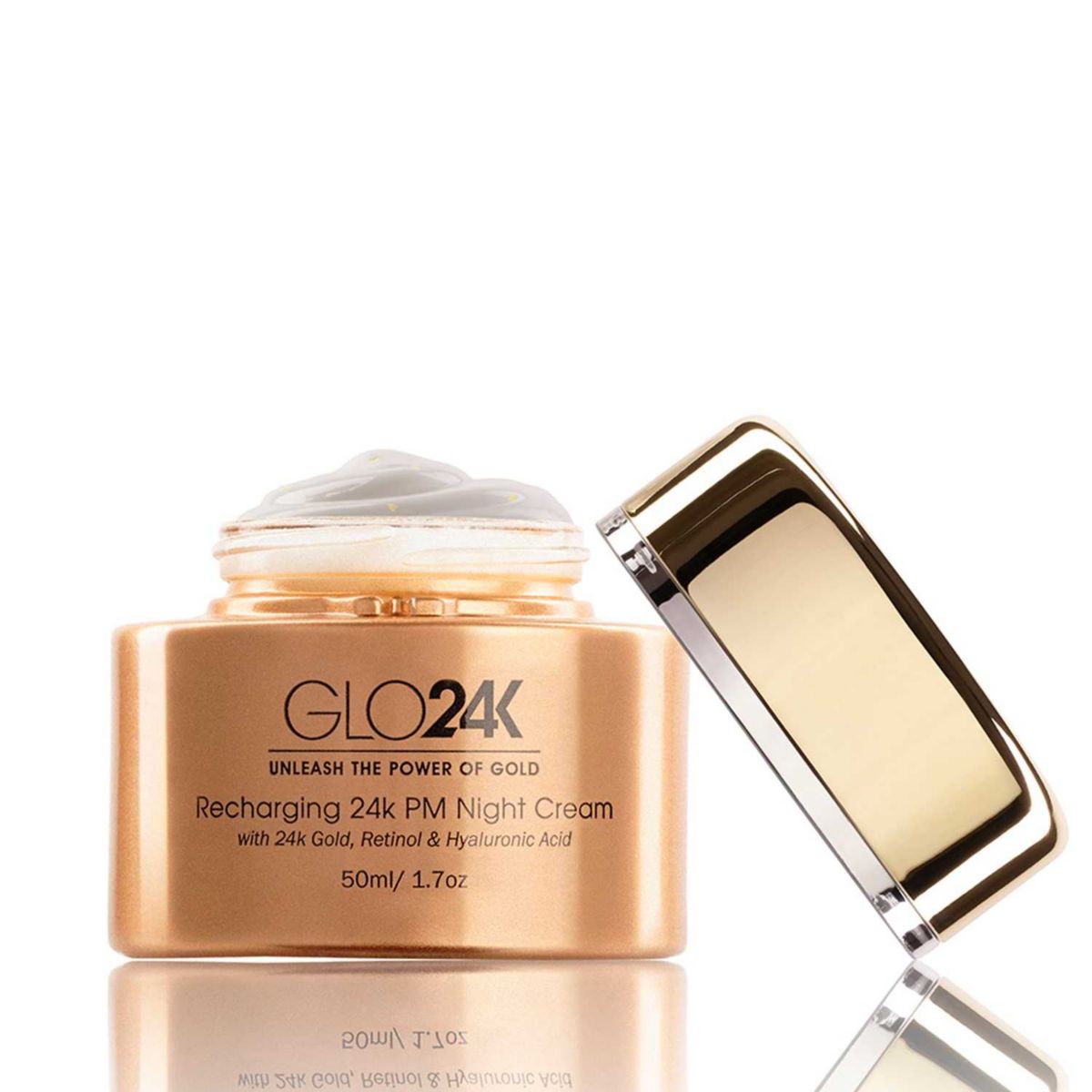 24K Recharging PM Night Cream With 24k Gold, Retinol & Hyaluronic Acid