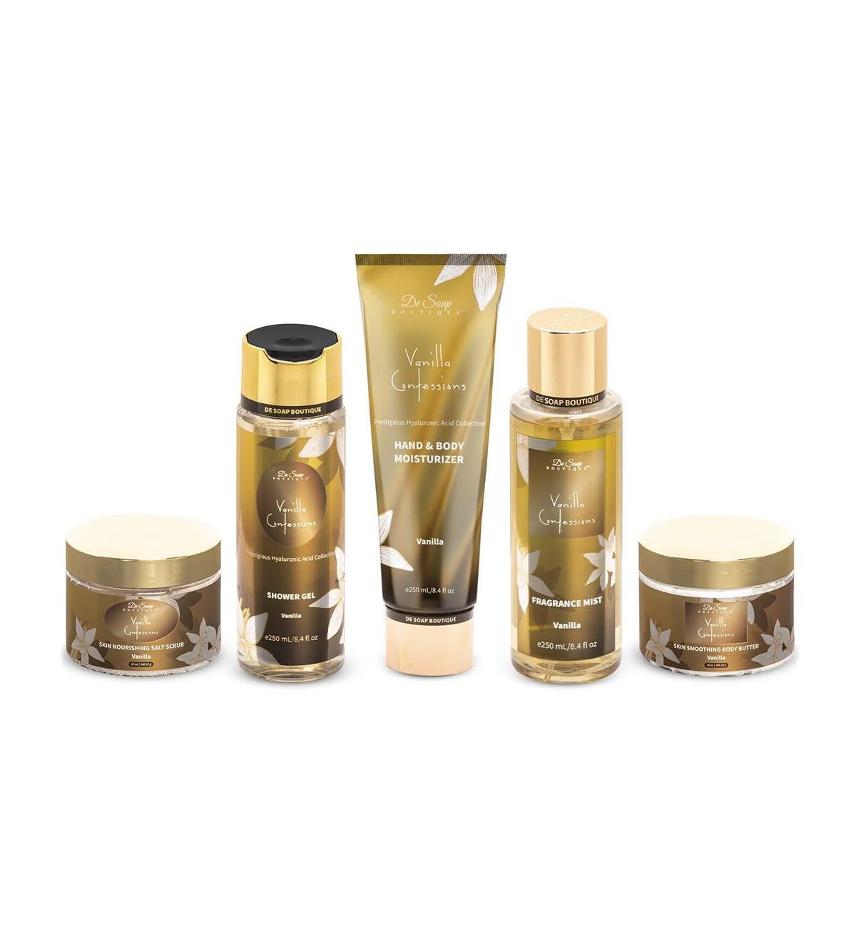 Exotic Vanilla Confessions Hand and Body 5 Piece Set