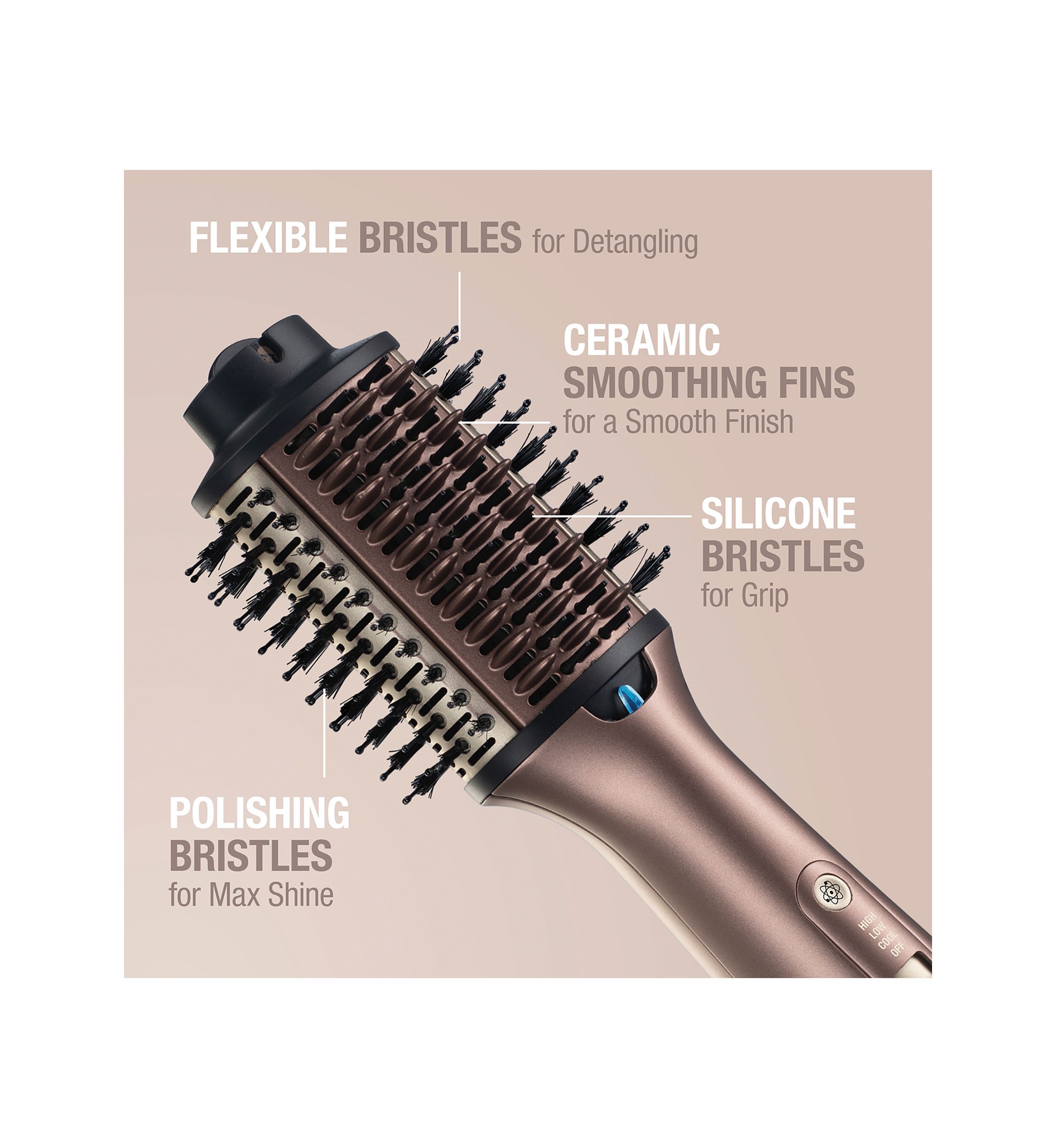 InfinitiPRO 2-in-1 Wet-to-Dry Hot Air Styler