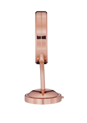 Dual Sided Rose Gold Makeup Mirror