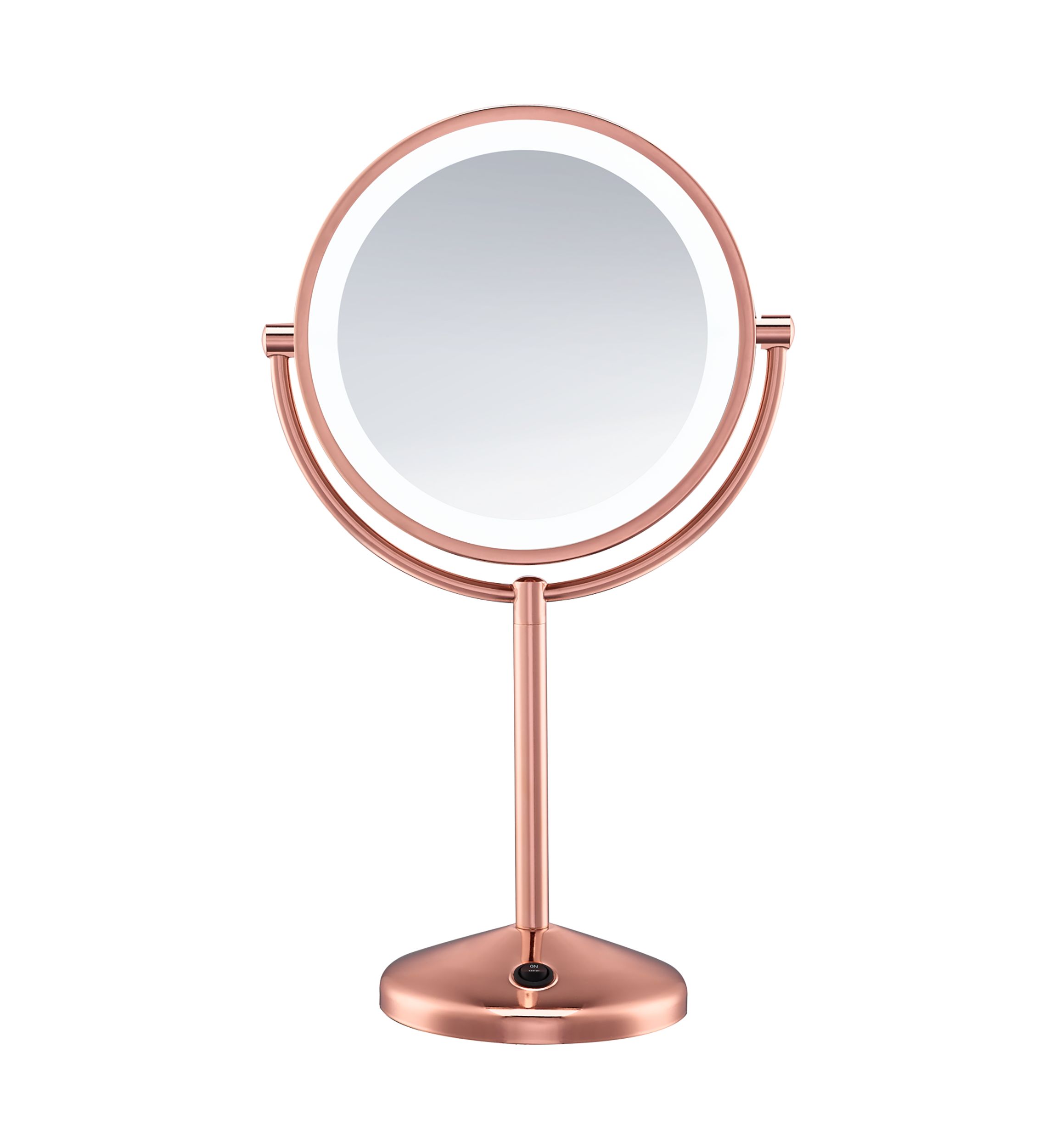 Reflections 1x/10x LED Rose Gold Makeup Mirror